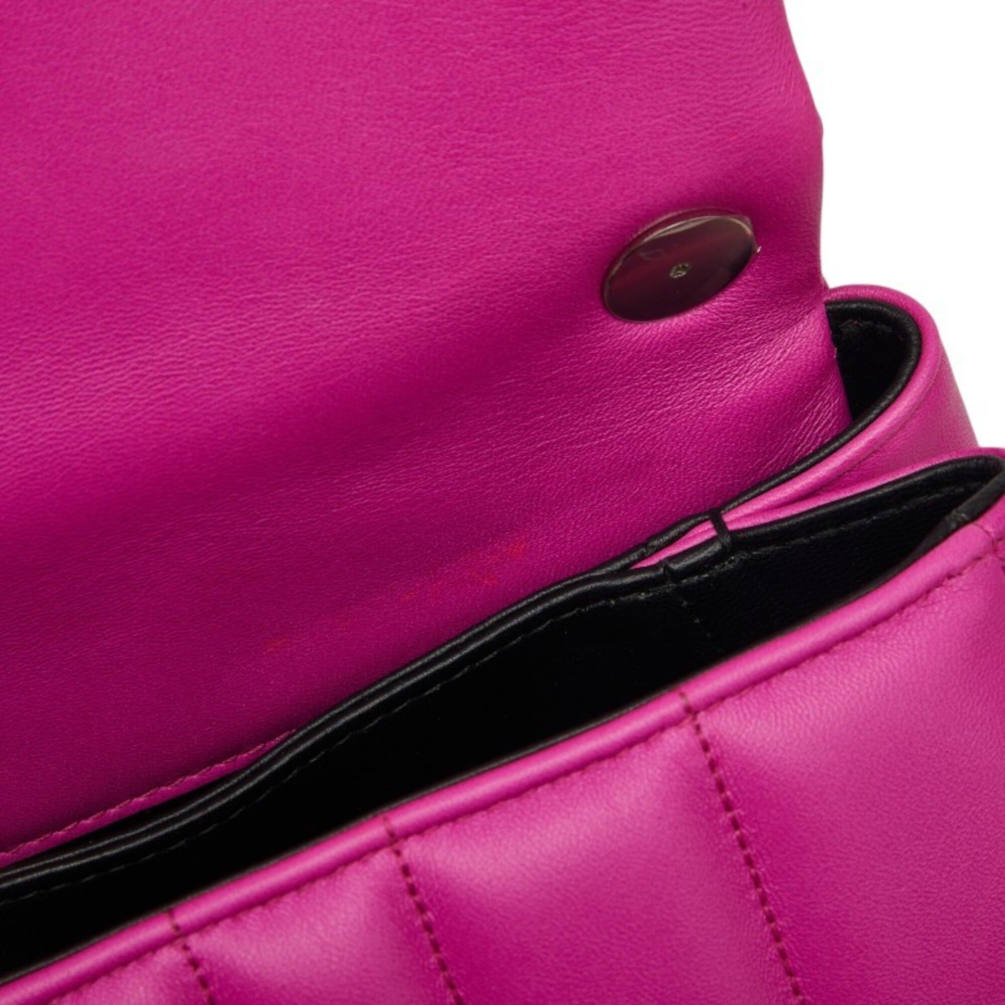 Bvlgari BVLGARI x AMBUSH YOON Serpenti Handbag Shoulder Bag 2WAY Pink Leather Women's Size ONE SIZE - 8 Thumbnail