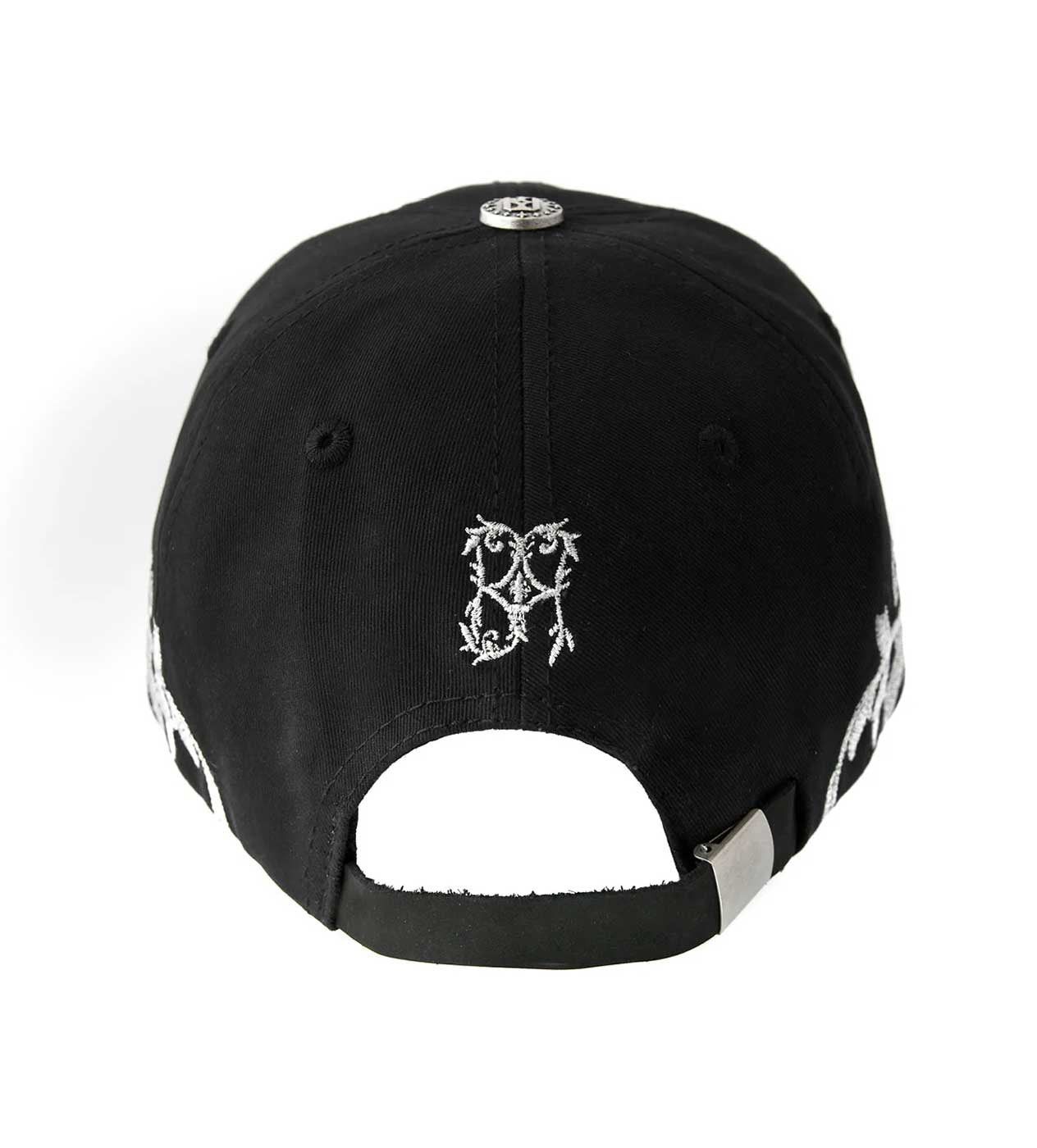 Birth of Royal Child Double Lion Embroidered Baseball Cap Black Size ONE SIZE - 3 Thumbnail
