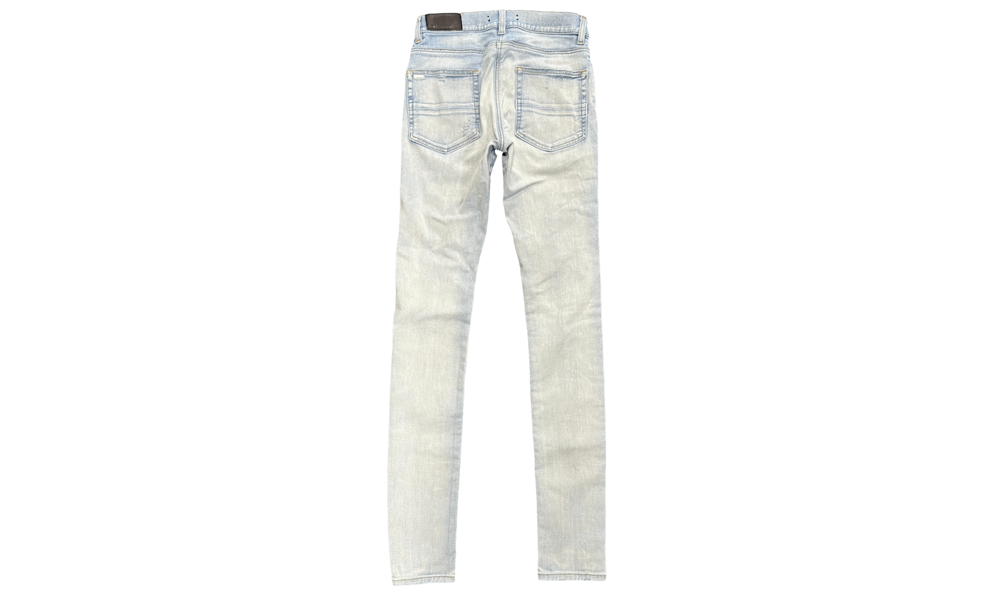 Amiri MX1 Camo Patch Blue Jeans (PreOwned) Size US 28 / EU 44 - 2 Thumbnail