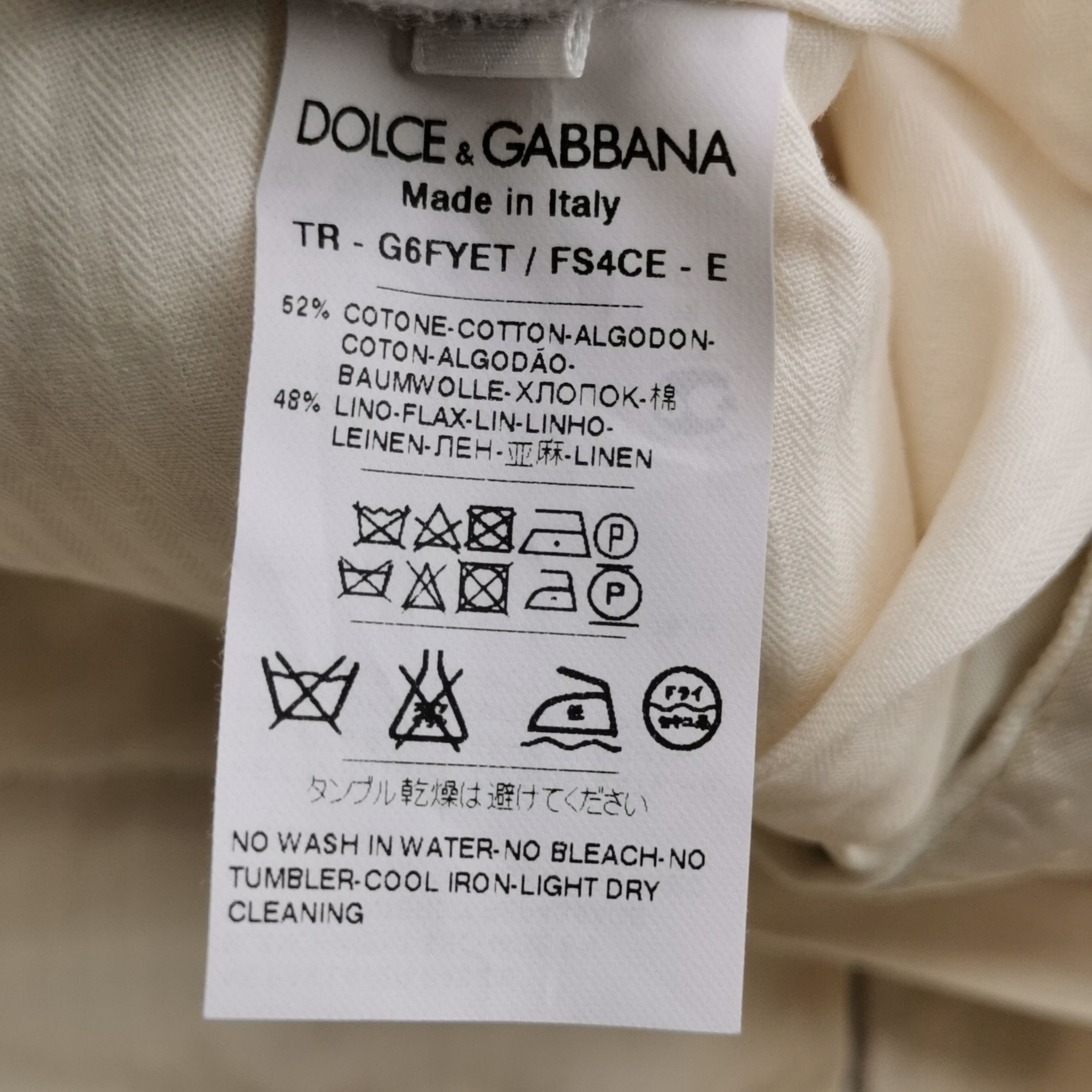 Dolce & Gabbana Dolce & Gabbana Men 28 Casual Pants Size US 28 / EU 44 - 6 Thumbnail