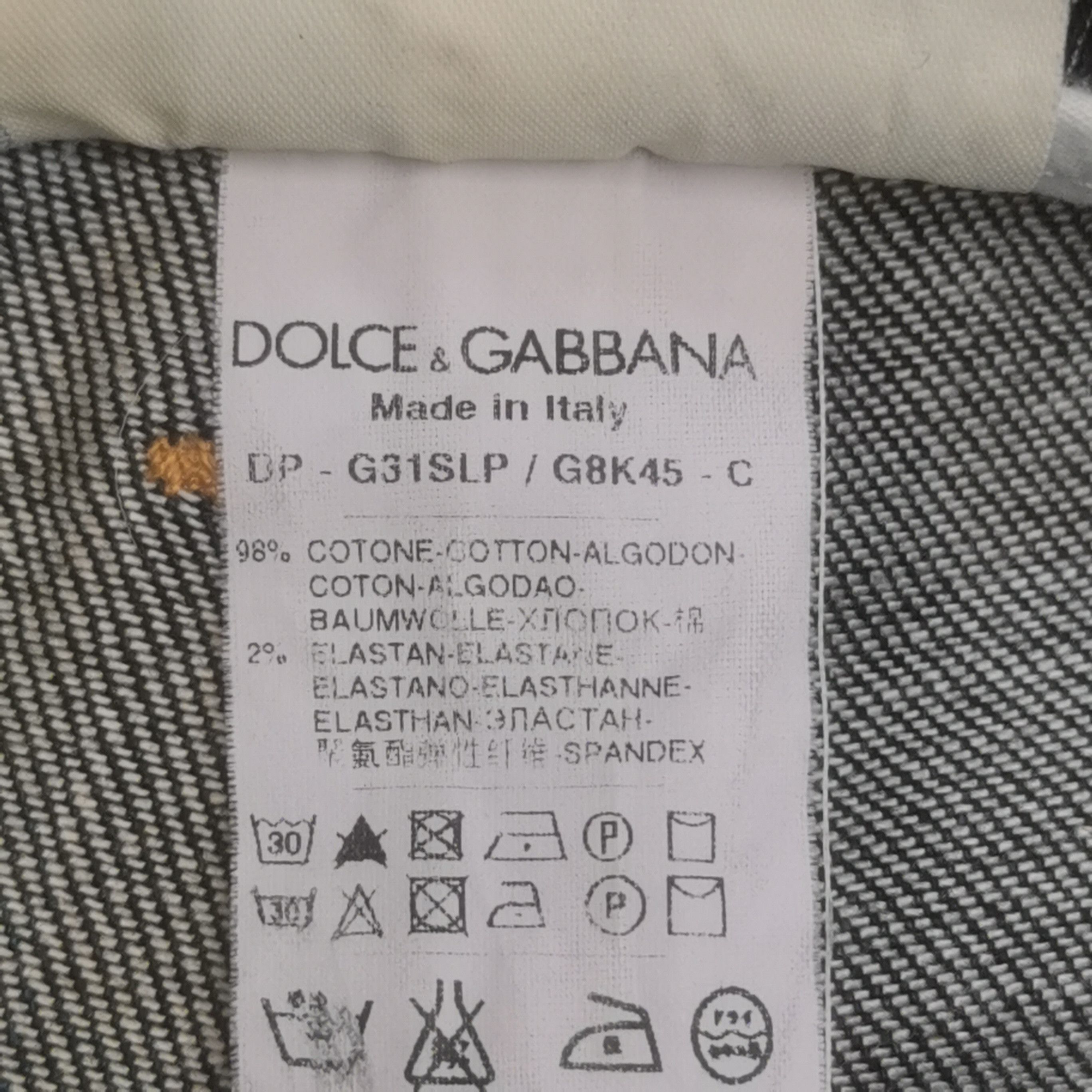 Dolce & Gabbana Dolce & Gabbana Men 30 Casual Pants Size US 30 / EU 46 - 6 Thumbnail
