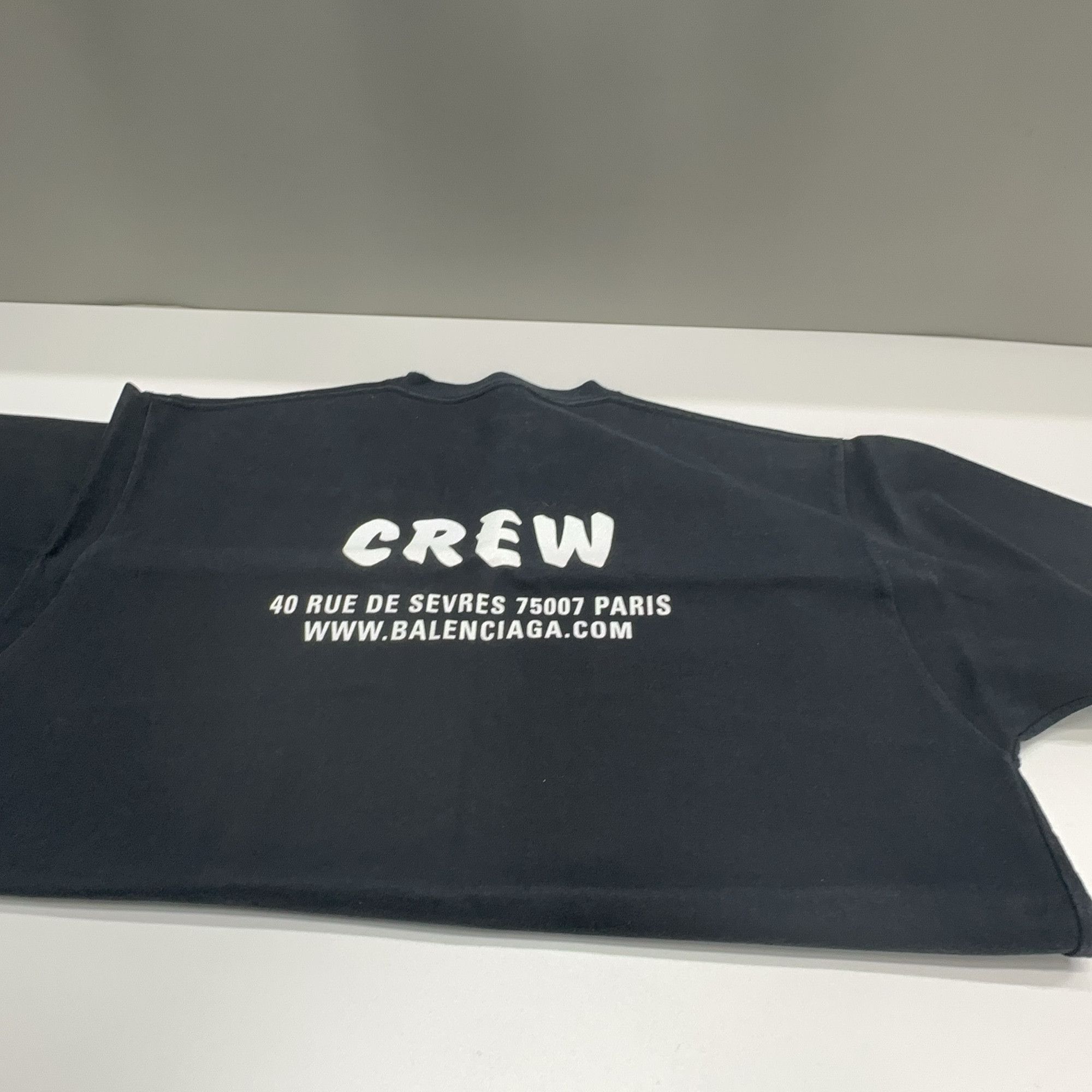 Balenciaga Balenciaga Crew Logo T-Shirt Size XS Size US XS / EU 42 / 0 - 13 Thumbnail
