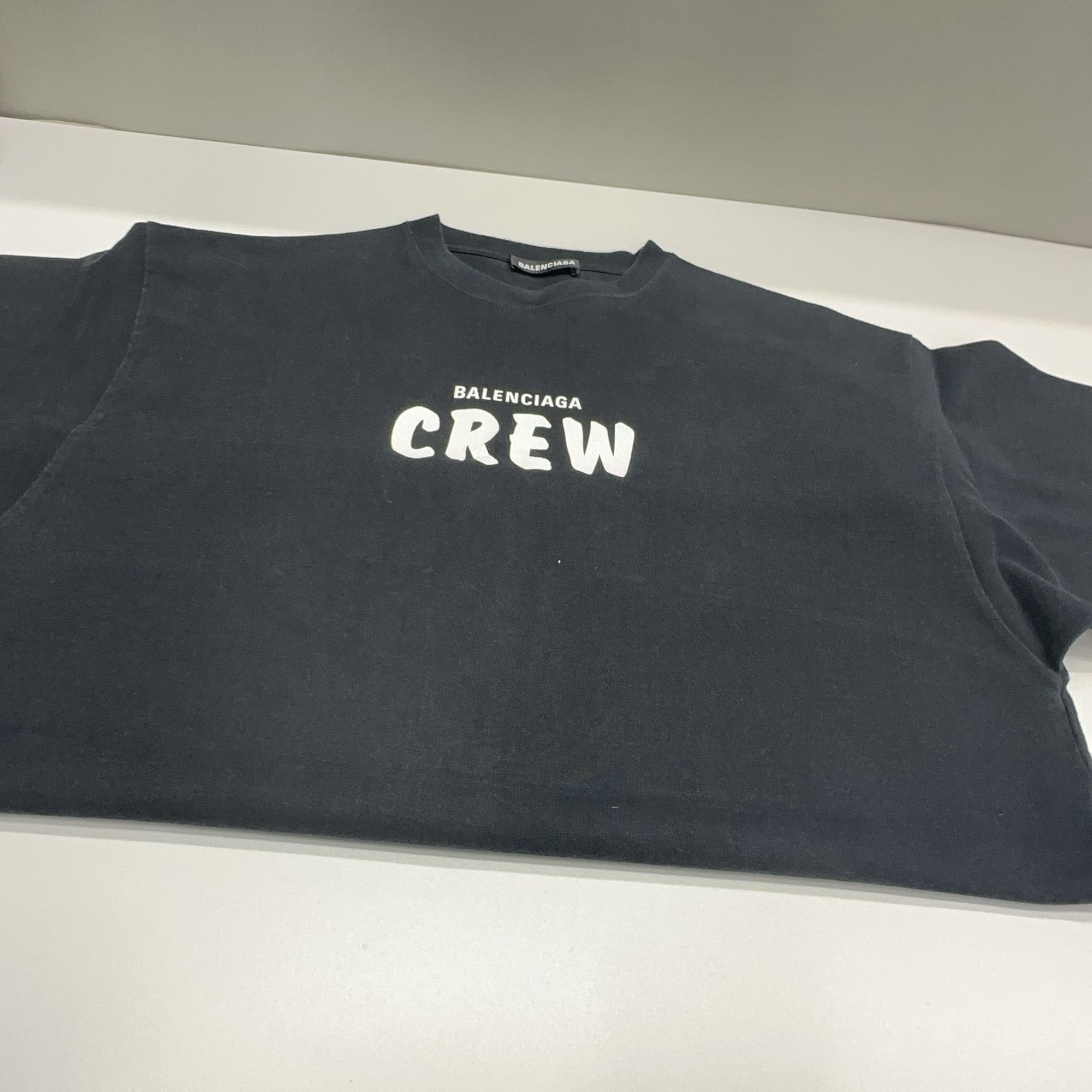 Balenciaga Balenciaga Crew Logo T-Shirt Size XS Size US XS / EU 42 / 0 - 7 Thumbnail