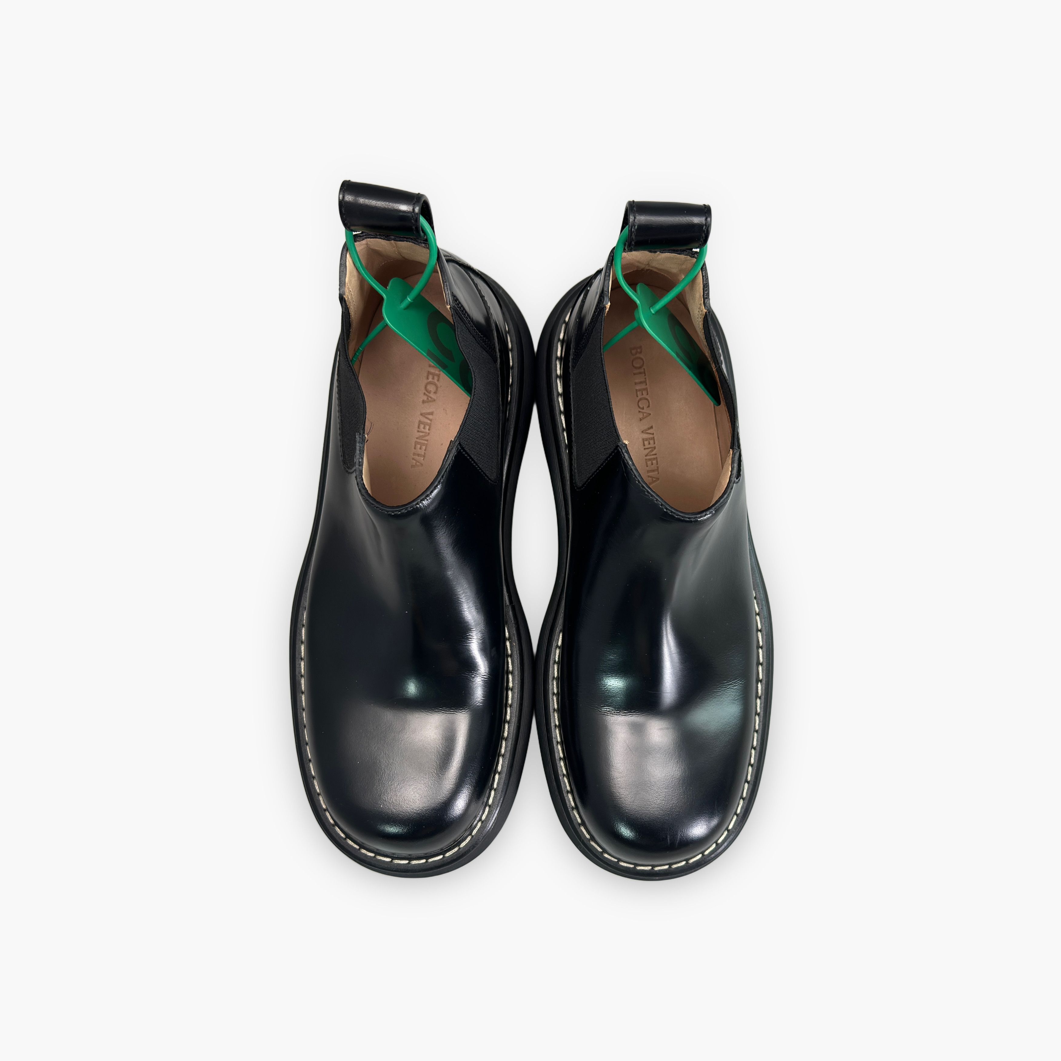 Bottega Veneta Bottega Veneta Black Leather Bounce Chelsea Boots Size 11 Size US 11 / EU 44 - 9 Thumbnail