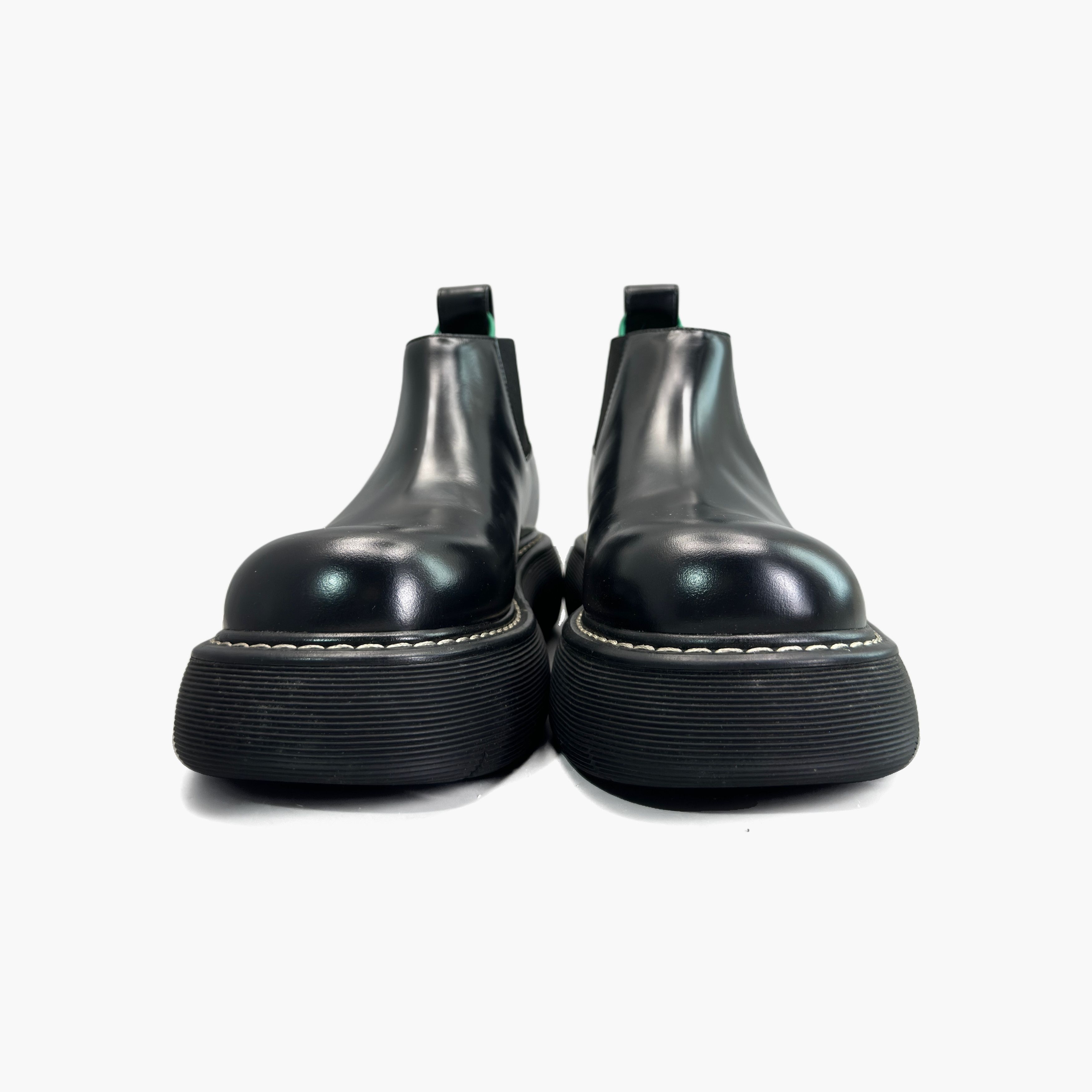 Bottega Veneta Bottega Veneta Black Leather Bounce Chelsea Boots Size 11 Size US 11 / EU 44 - 5 Thumbnail