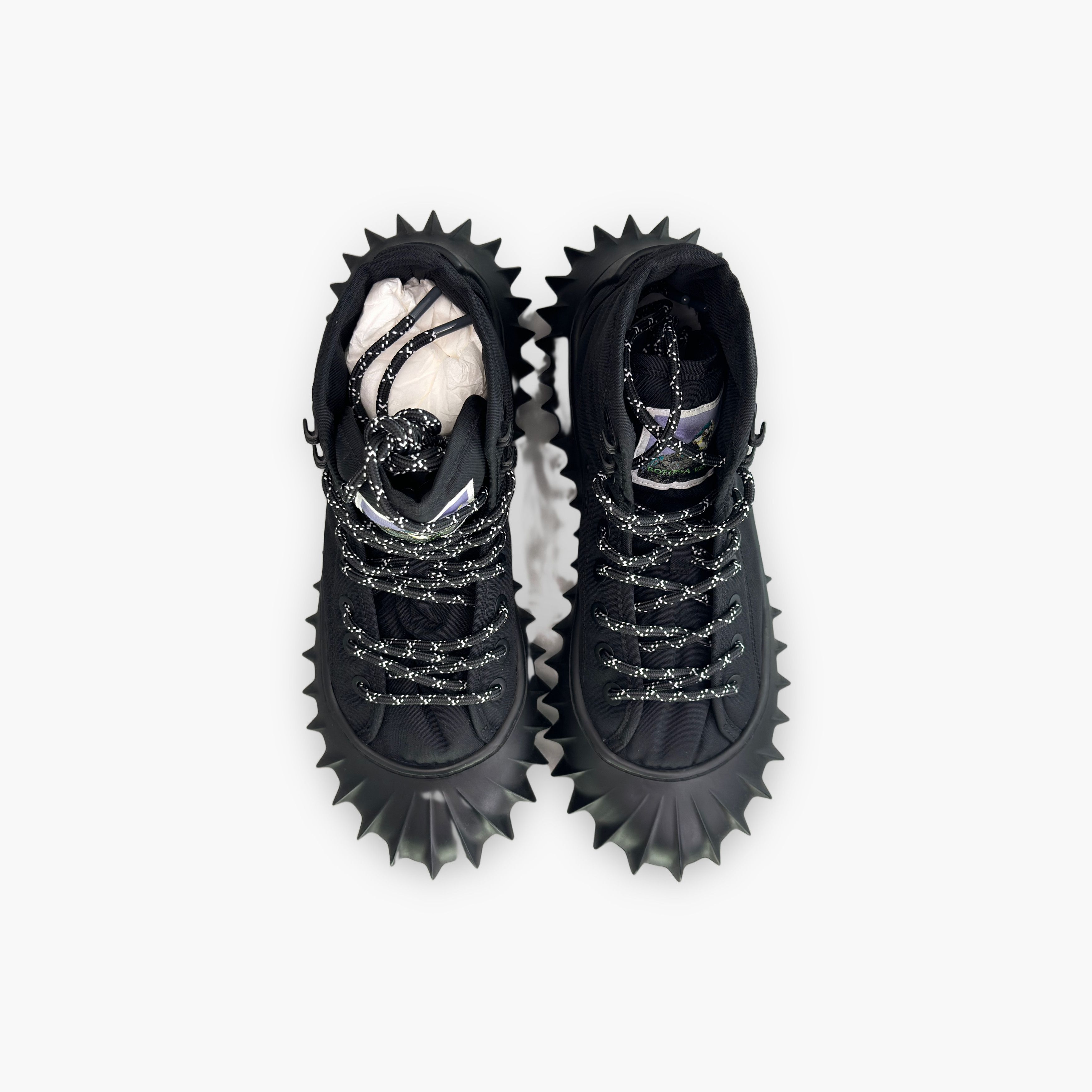 Bottega Veneta Bottega Veneta Denver Prow Hi-Top Sneakers Size 44 Size US 11 / EU 44 - 8 Thumbnail