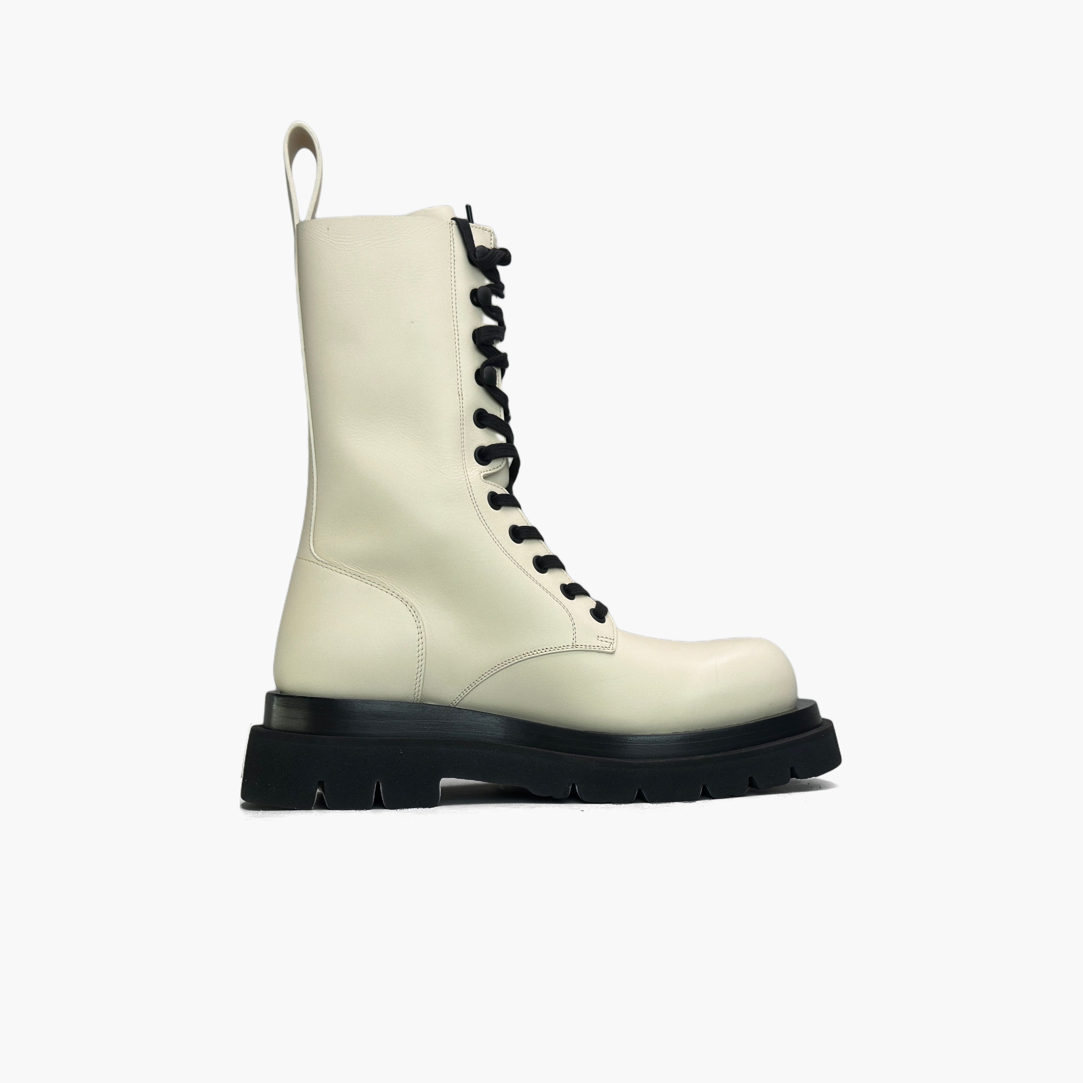 Bottega Veneta Bottega Veneta Lug Lace-Up Boots Size 37.5 Size US 7.5 / IT 37.5 - 2 Thumbnail