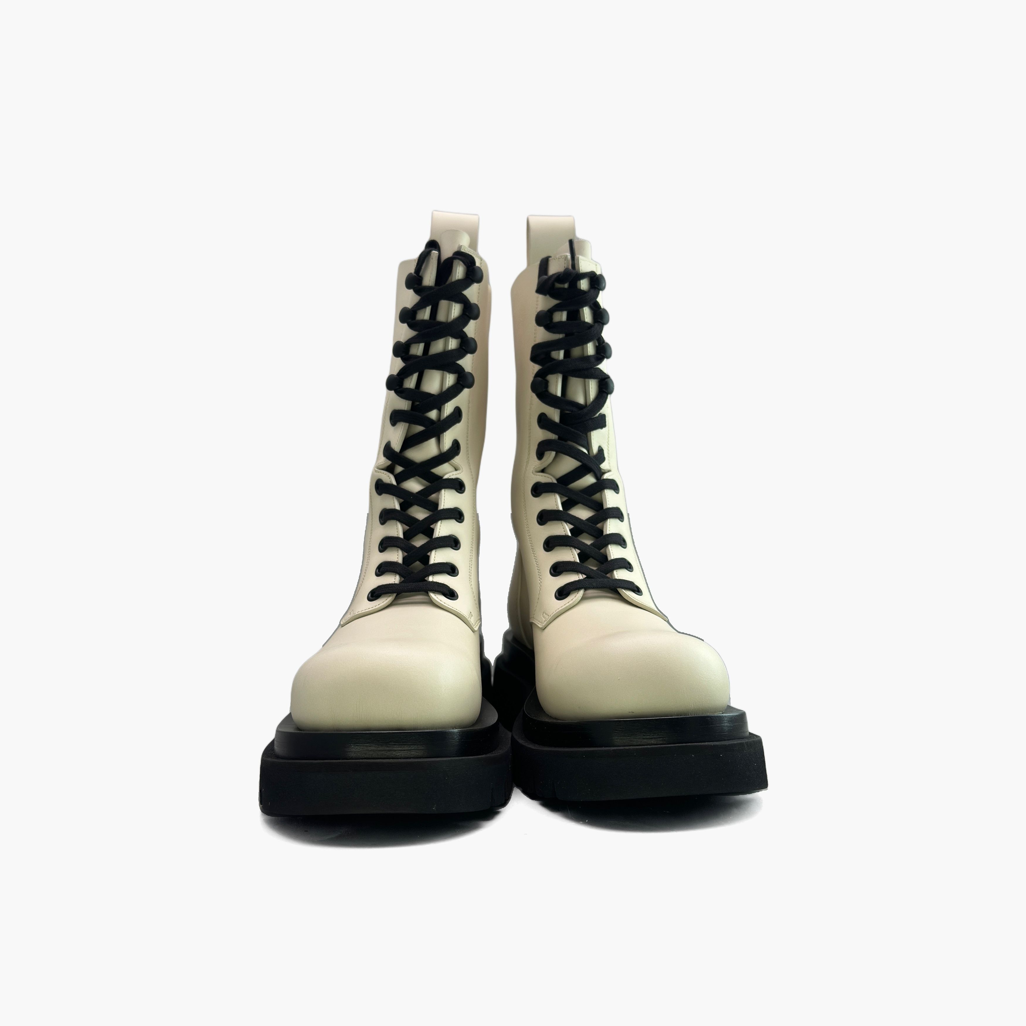 Bottega Veneta Bottega Veneta Lug Lace-Up Boots Size 37.5 Size US 7.5 / IT 37.5 - 5 Thumbnail