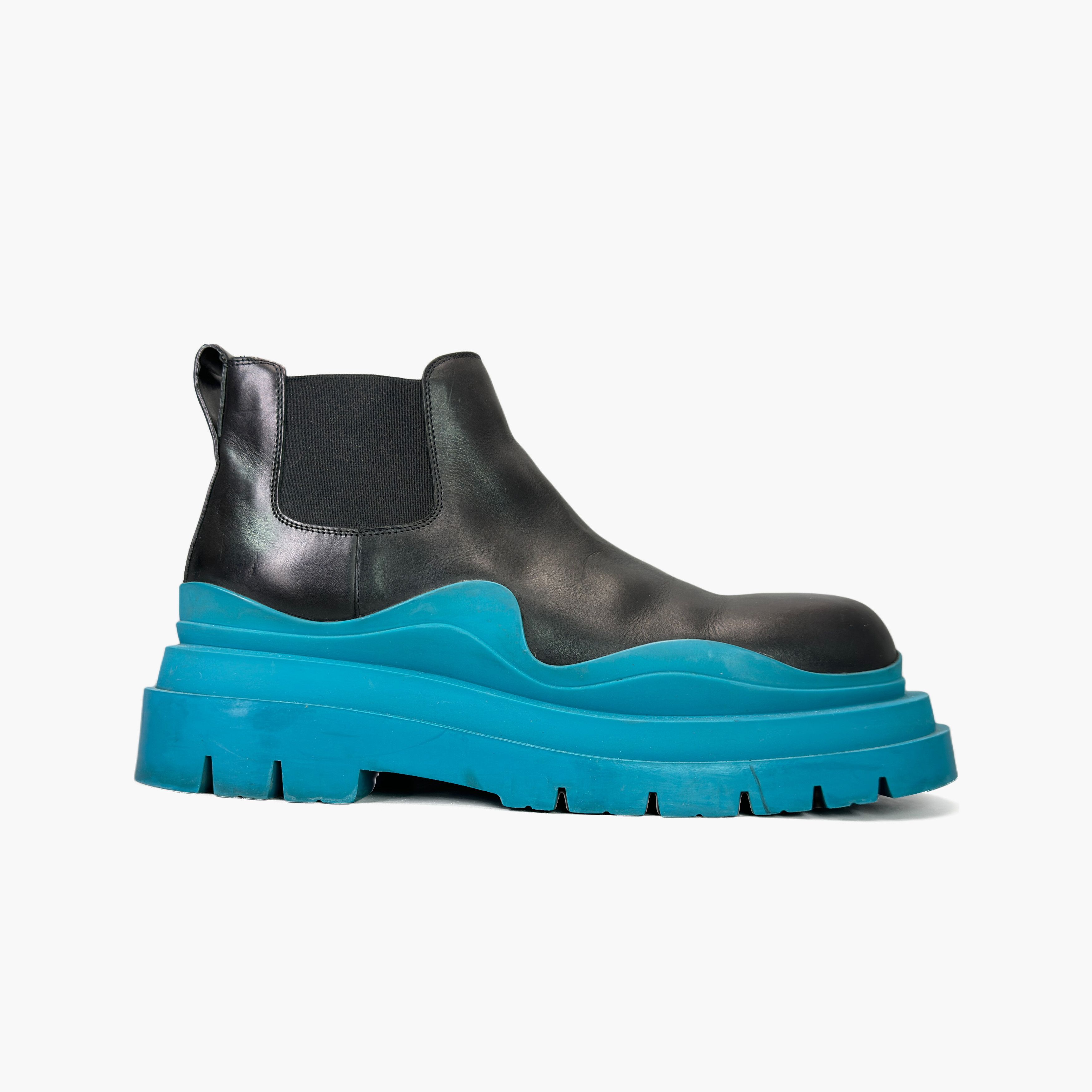 Bottega Veneta Bottega Veneta Blue Sole Chelsea Boots Size 9.5 Size US 9.5 / EU 42-43 - 4 Thumbnail