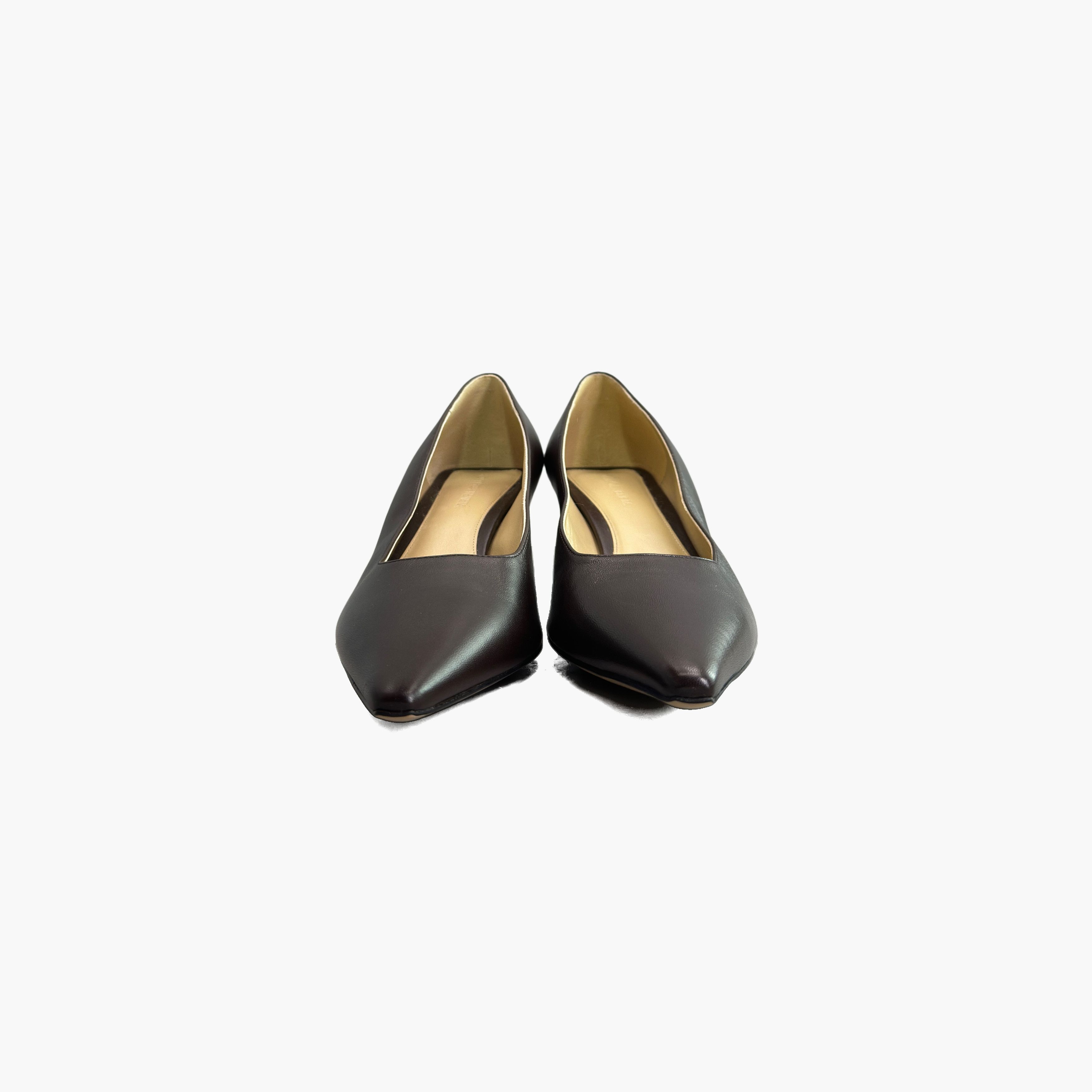 Bottega Veneta Bottega Veneta Brown Leather Wedge Heels Size 38.5 Size US 8.5 / IT 38.5 - 5 Thumbnail