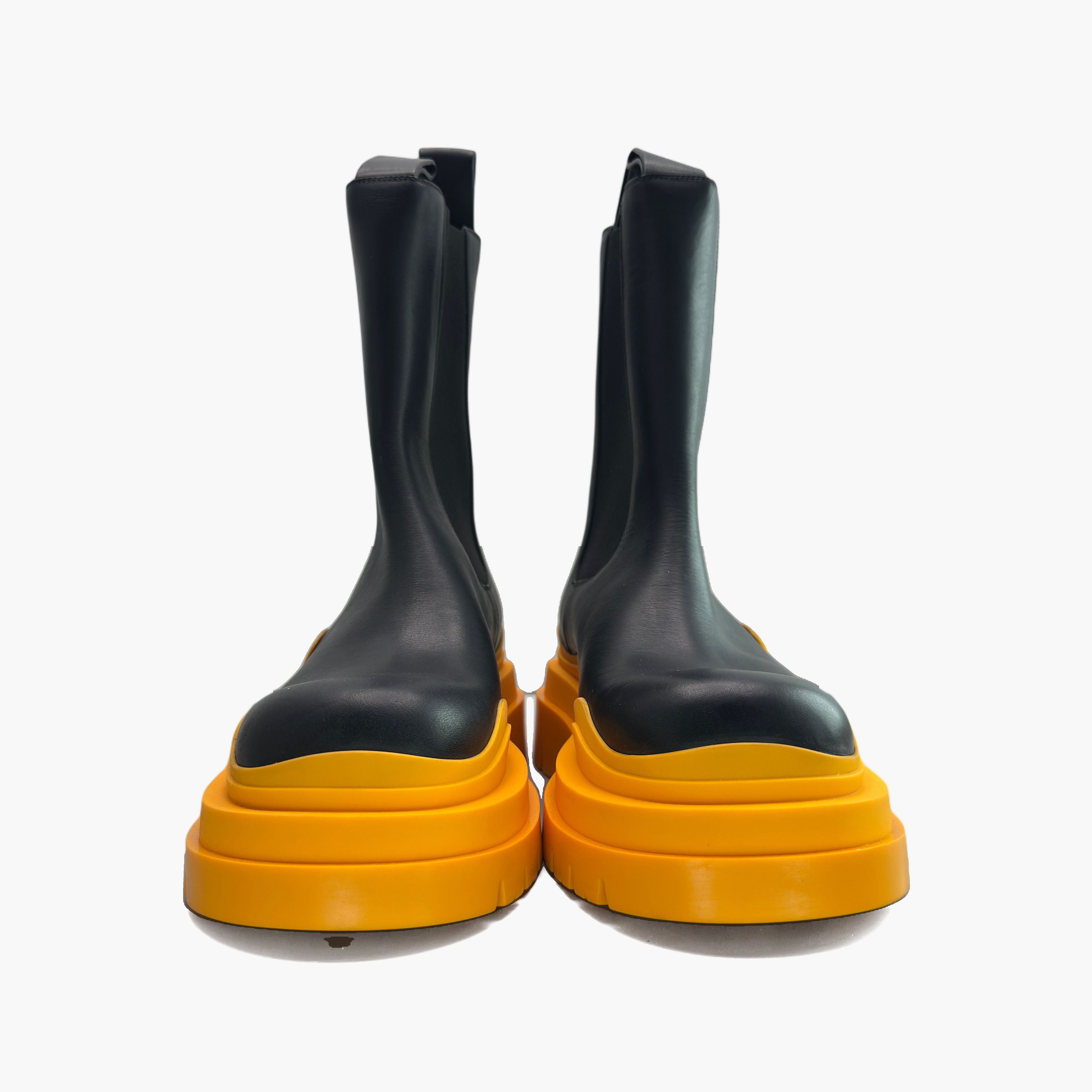 Bottega Veneta Bottega Veneta Orange Sole Tire Chelsea Boots Size 8 Size US 8 / EU 41 - 5 Thumbnail