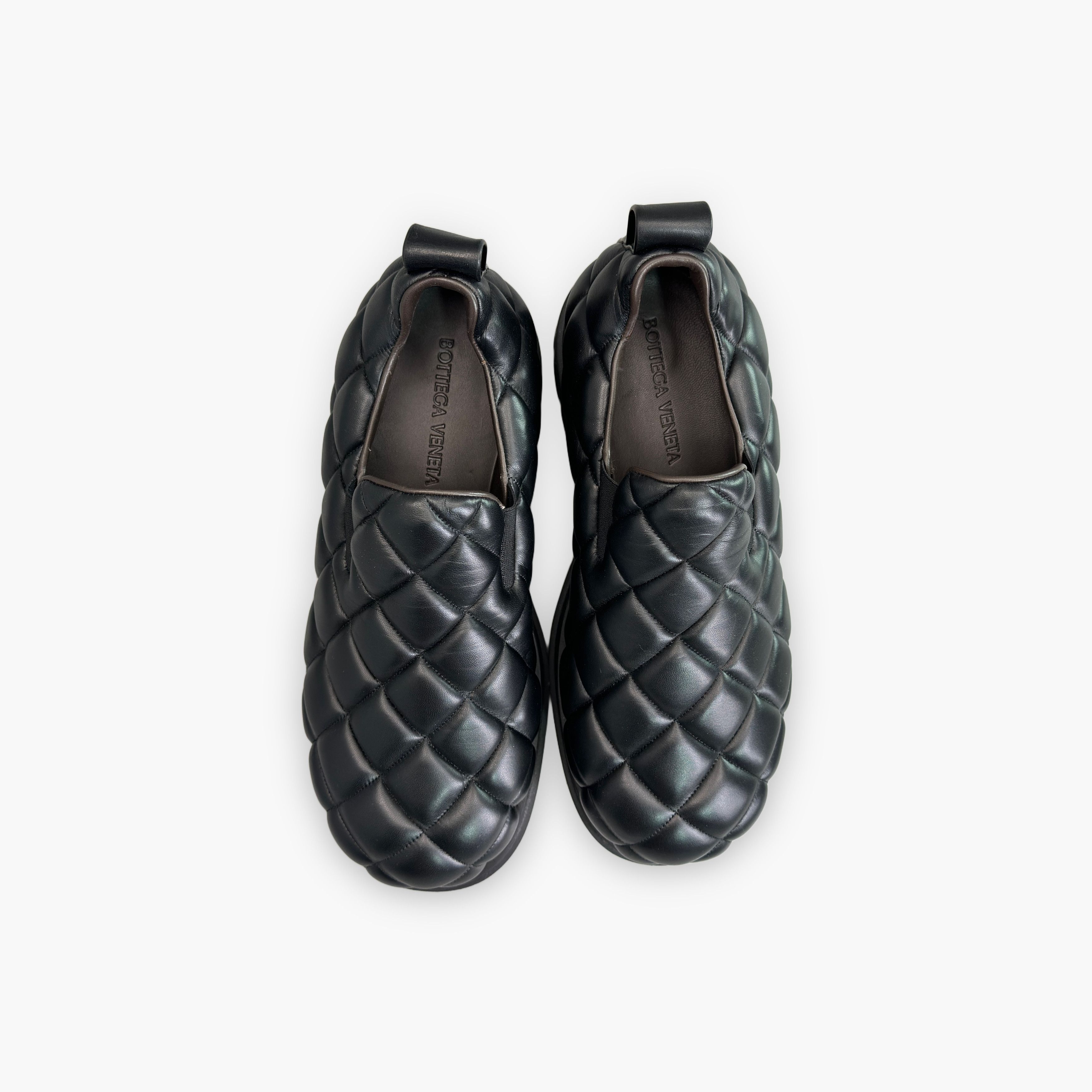 Bottega Veneta Bottega Veneta Quilted Leather Slip On Sneakers Size 10 Size US 10 / EU 43 - 9 Thumbnail