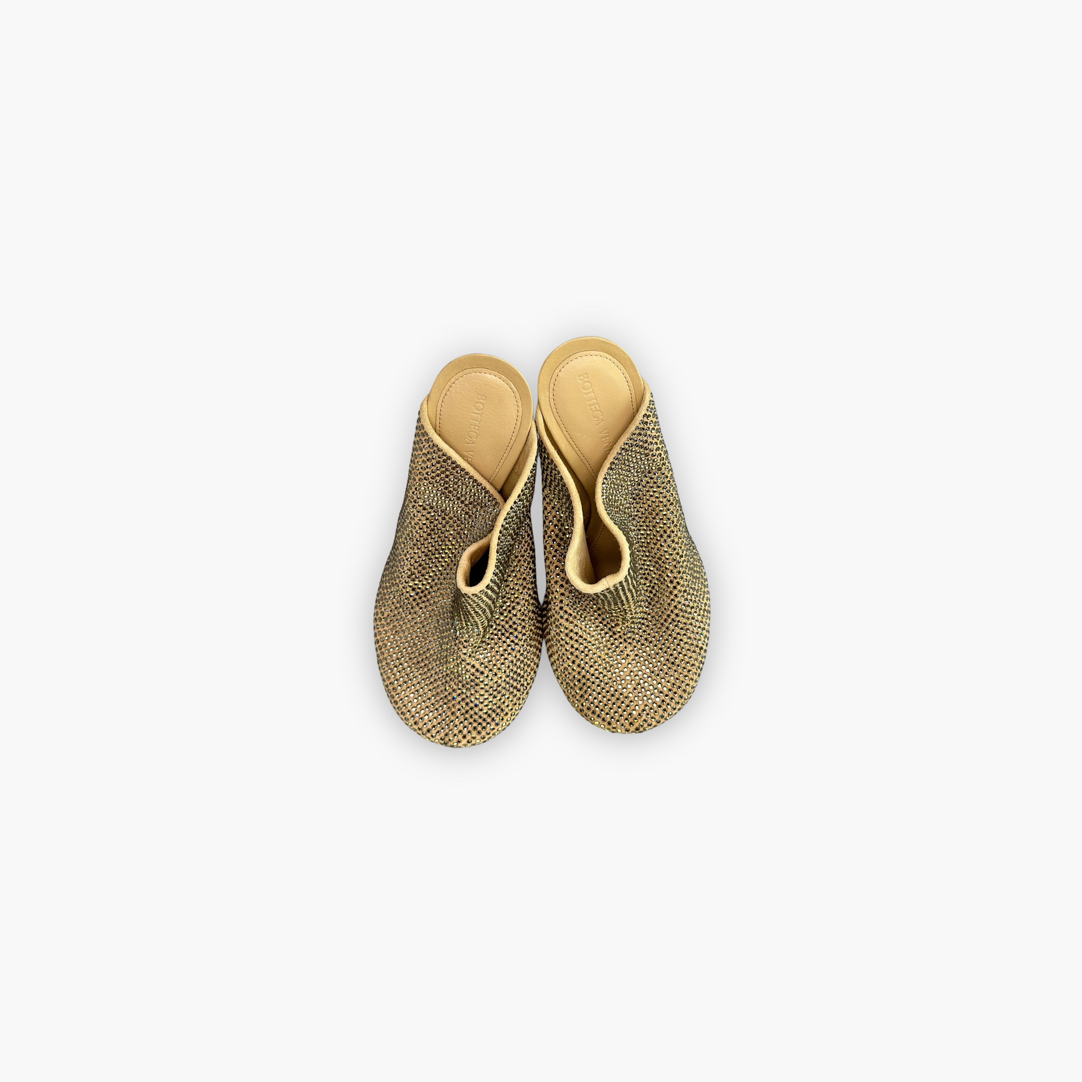 Bottega Veneta Bottega Veneta Crystal Embellished Mules Size 36.5 Size US 6.5 / IT 36.5 - 9 Thumbnail