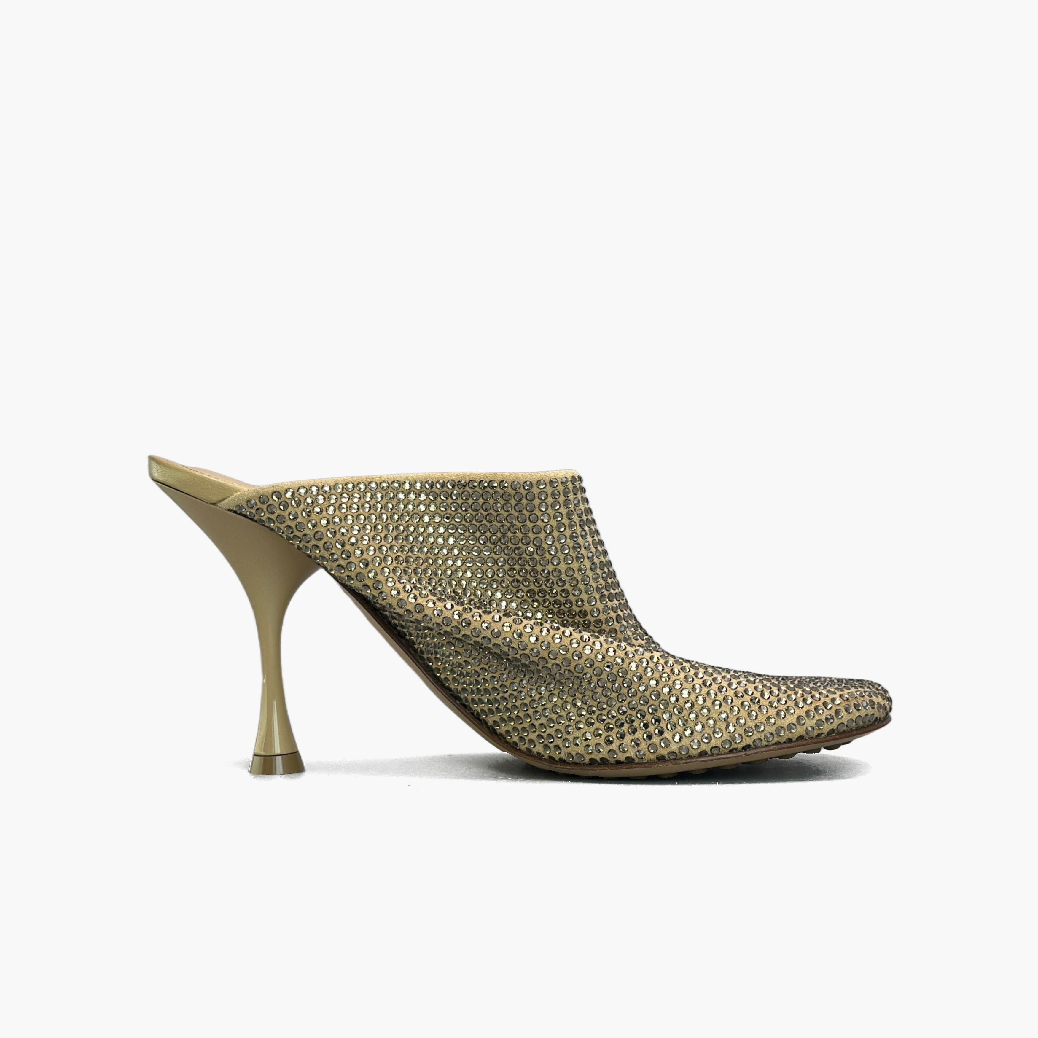 Bottega Veneta Bottega Veneta Crystal Embellished Mules Size 36.5 Size US 6.5 / IT 36.5 - 2 Thumbnail