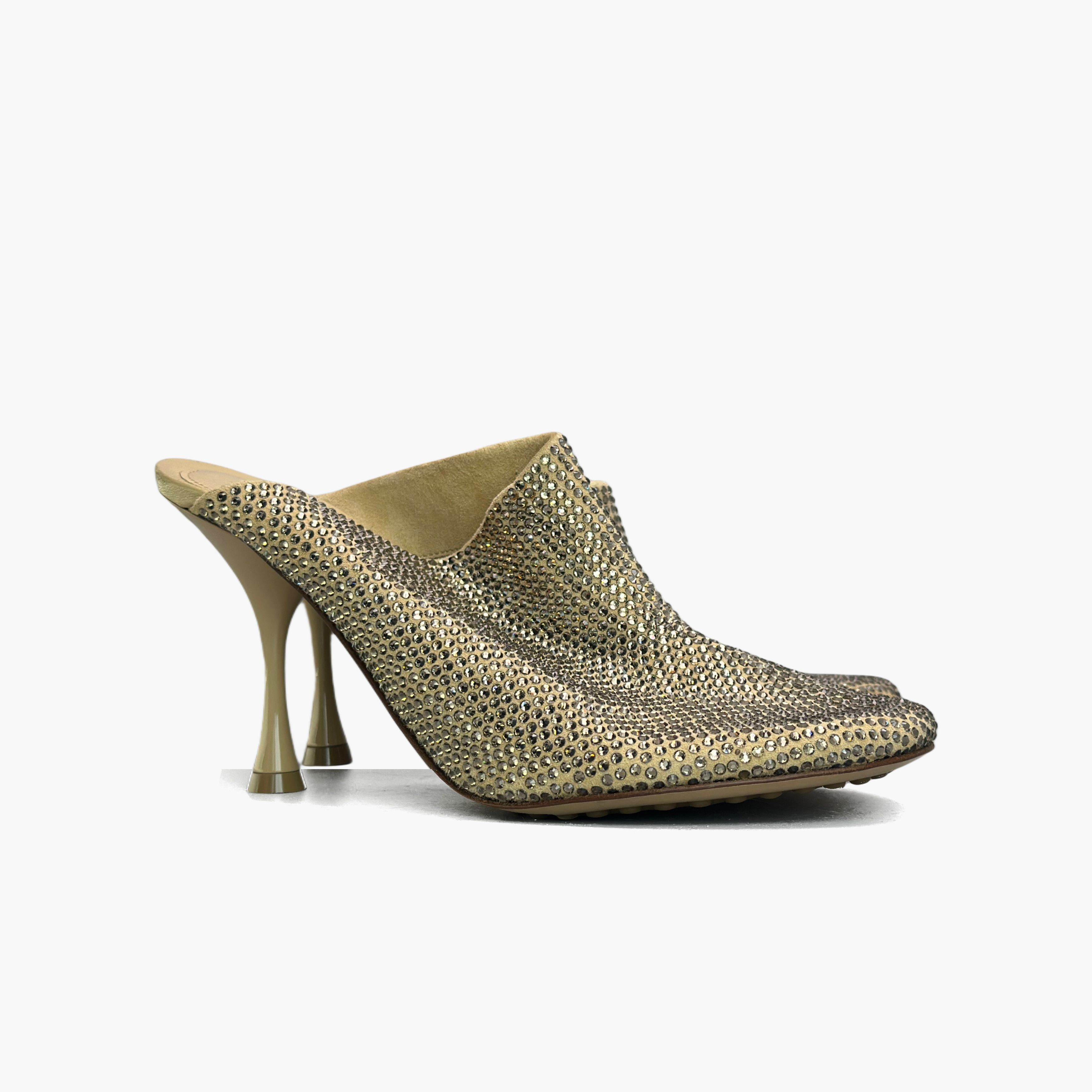 Bottega Veneta Bottega Veneta Crystal Embellished Mules Size 36.5 Size US 6.5 / IT 36.5 - 4 Thumbnail