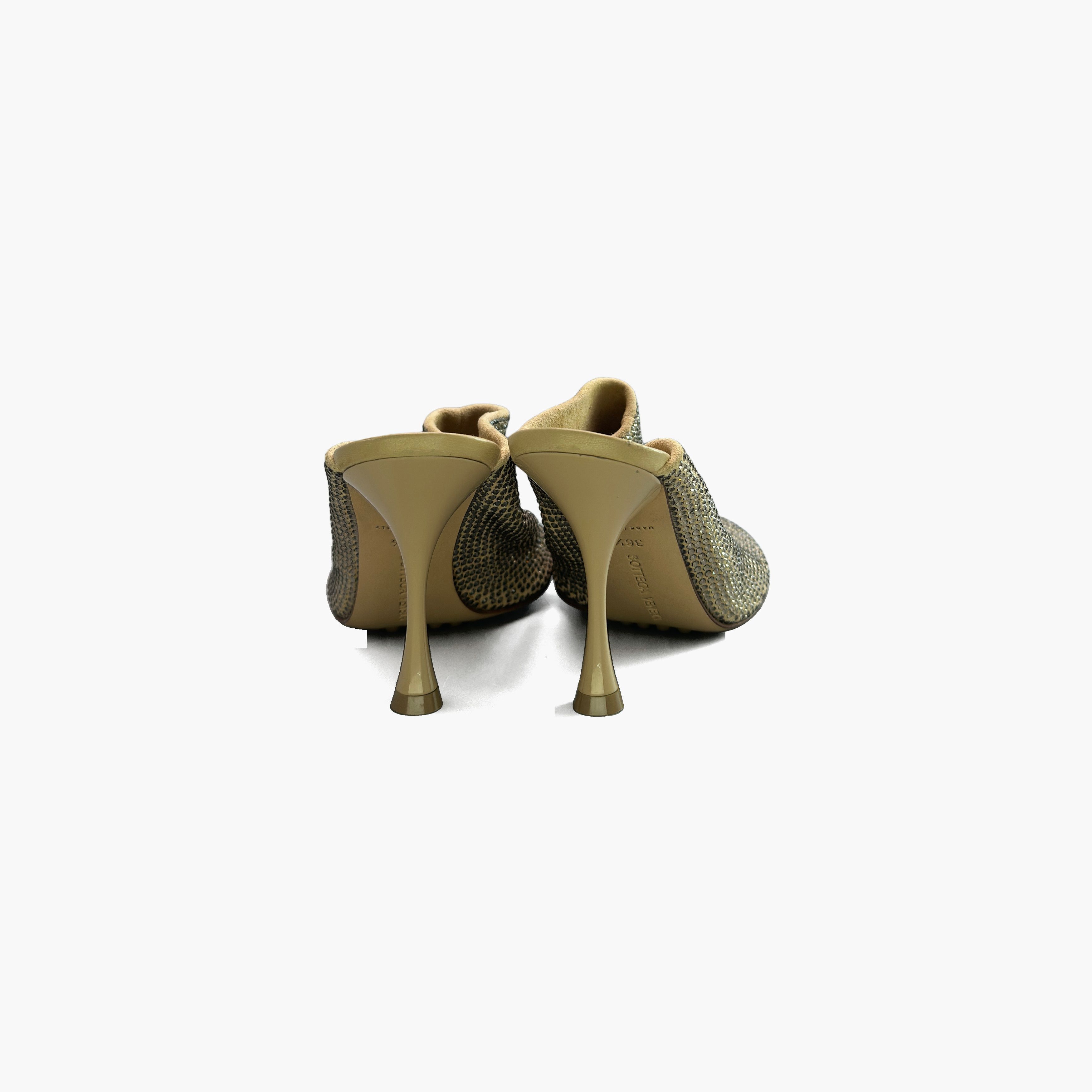 Bottega Veneta Bottega Veneta Crystal Embellished Mules Size 36.5 Size US 6.5 / IT 36.5 - 6 Thumbnail