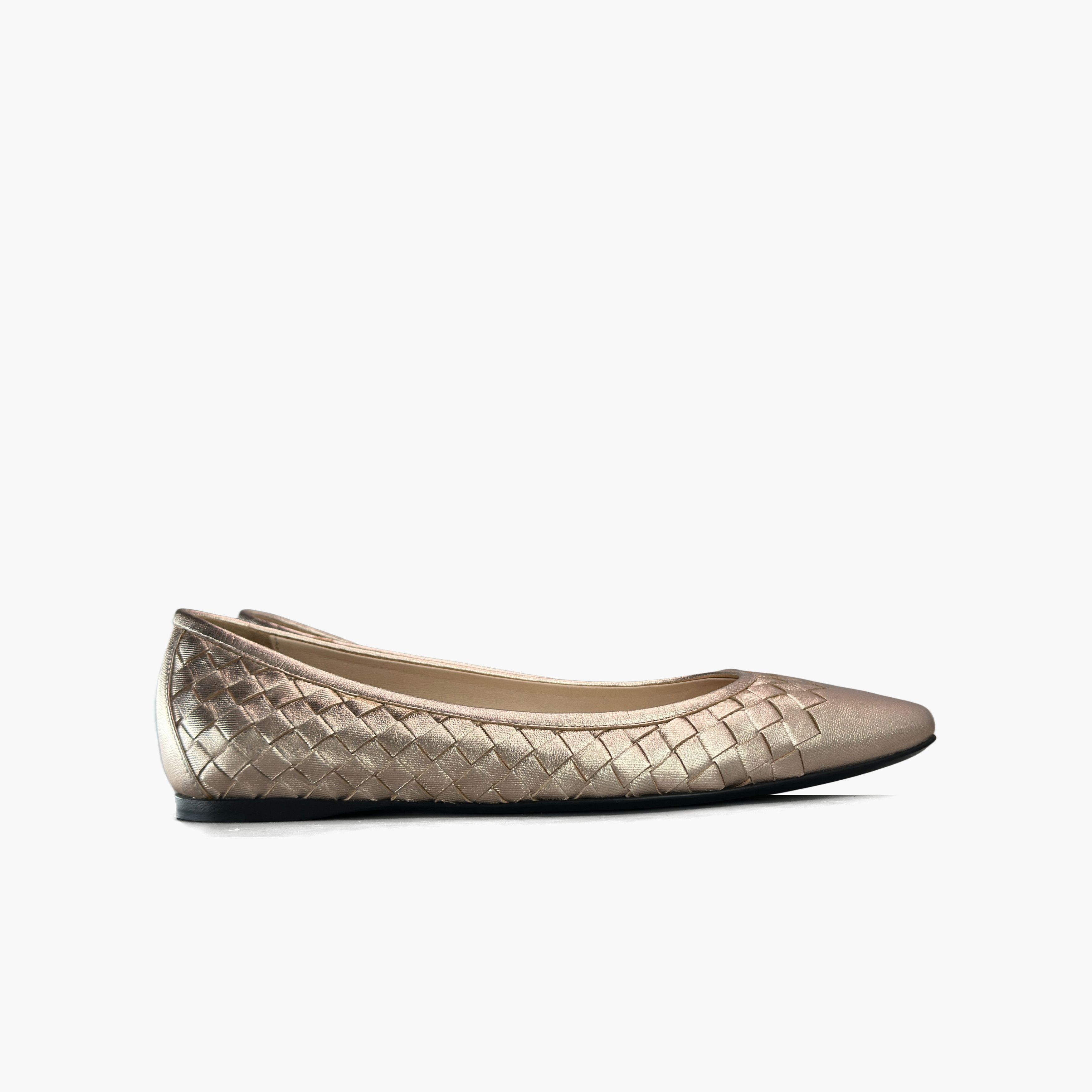 Bottega Veneta Bottega Veneta Intrecciato Woven Leather Flats Size 37 Size US 7 / IT 37 - 4 Thumbnail