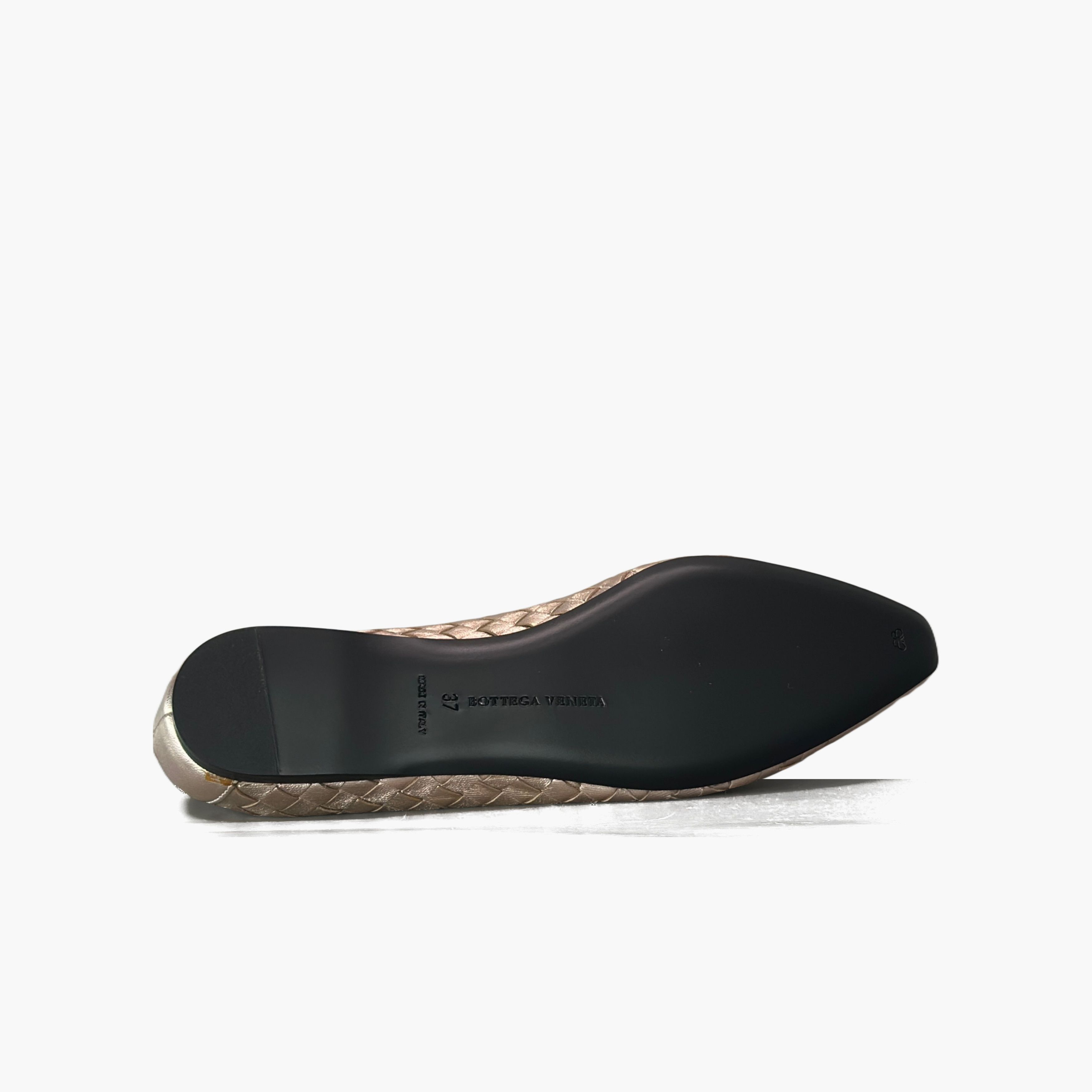 Bottega Veneta Bottega Veneta Intrecciato Woven Leather Flats Size 37 Size US 7 / IT 37 - 7 Thumbnail