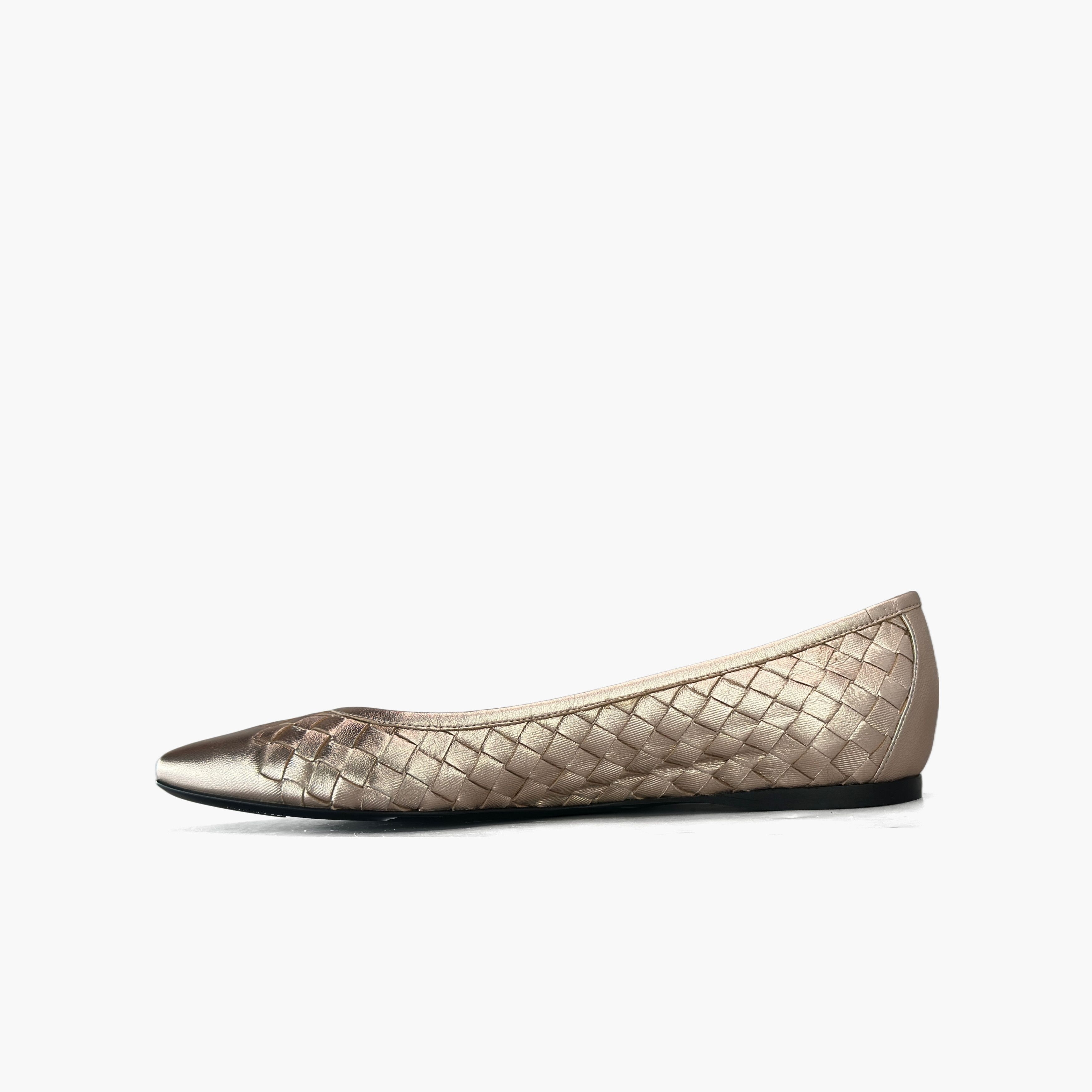 Bottega Veneta Bottega Veneta Intrecciato Woven Leather Flats Size 37 Size US 7 / IT 37 - 3 Thumbnail
