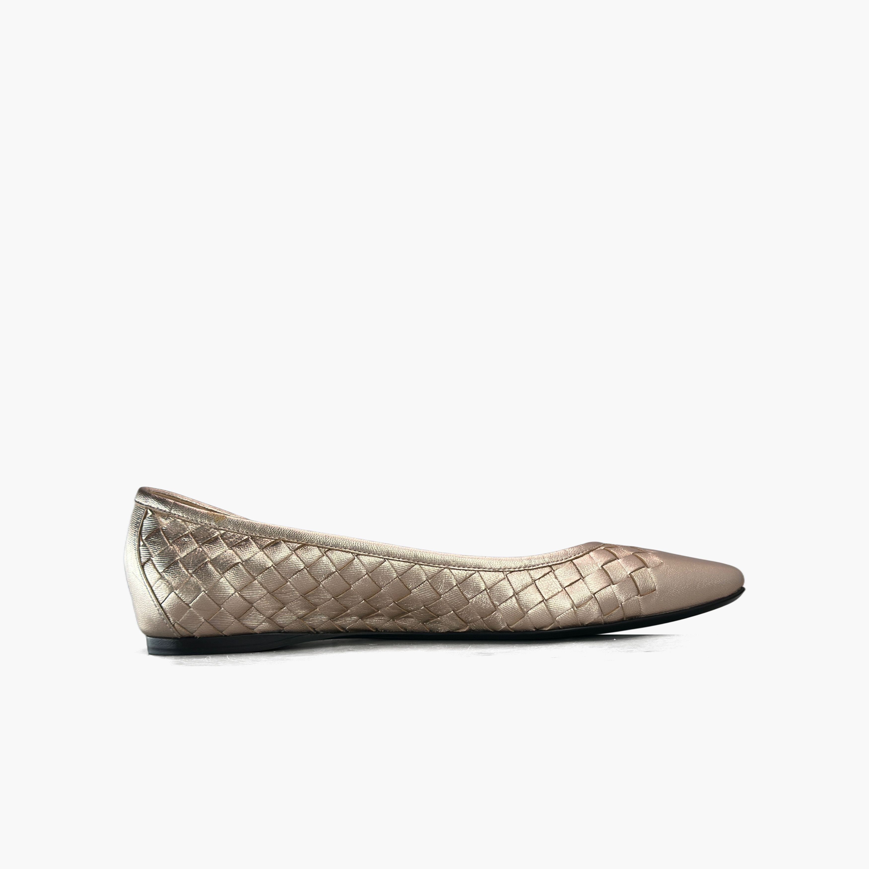 Bottega Veneta Bottega Veneta Intrecciato Woven Leather Flats Size 37 Size US 7 / IT 37 - 2 Thumbnail