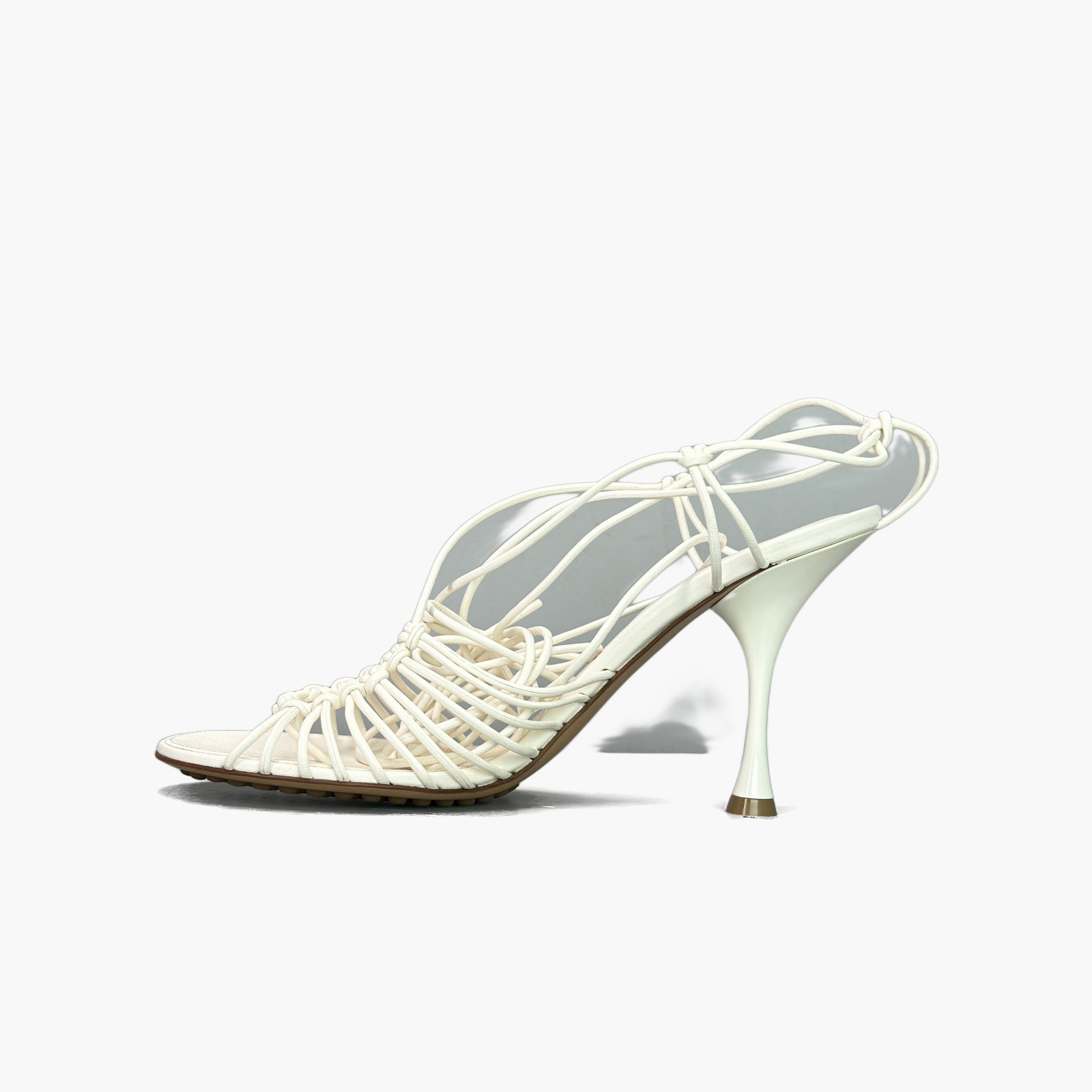 Bottega Veneta Bottega Veneta Dot Leather Sandals Size 39 Size US 9 / IT 39 - 3 Thumbnail