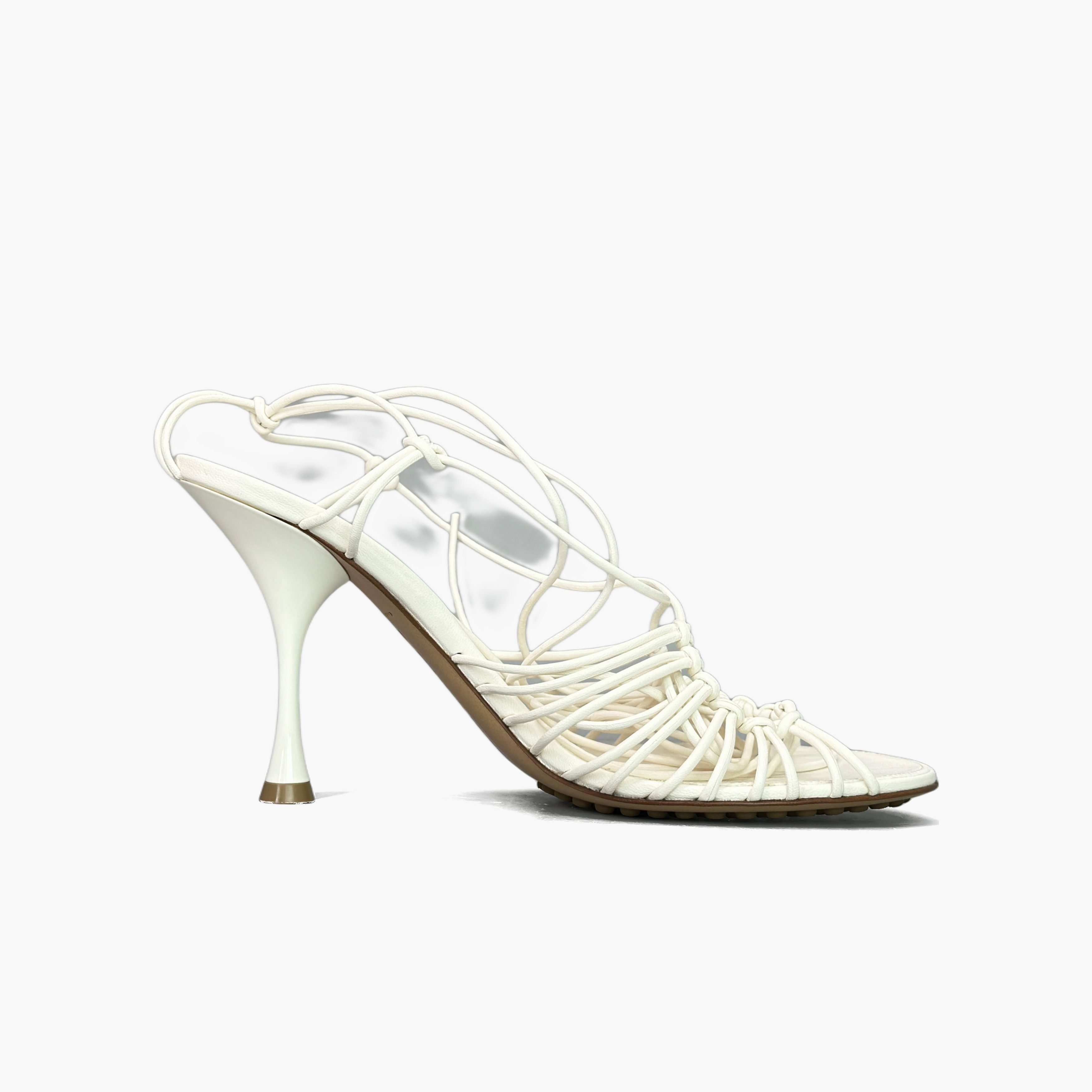 Bottega Veneta Bottega Veneta Dot Leather Sandals Size 39 Size US 9 / IT 39 - 2 Thumbnail