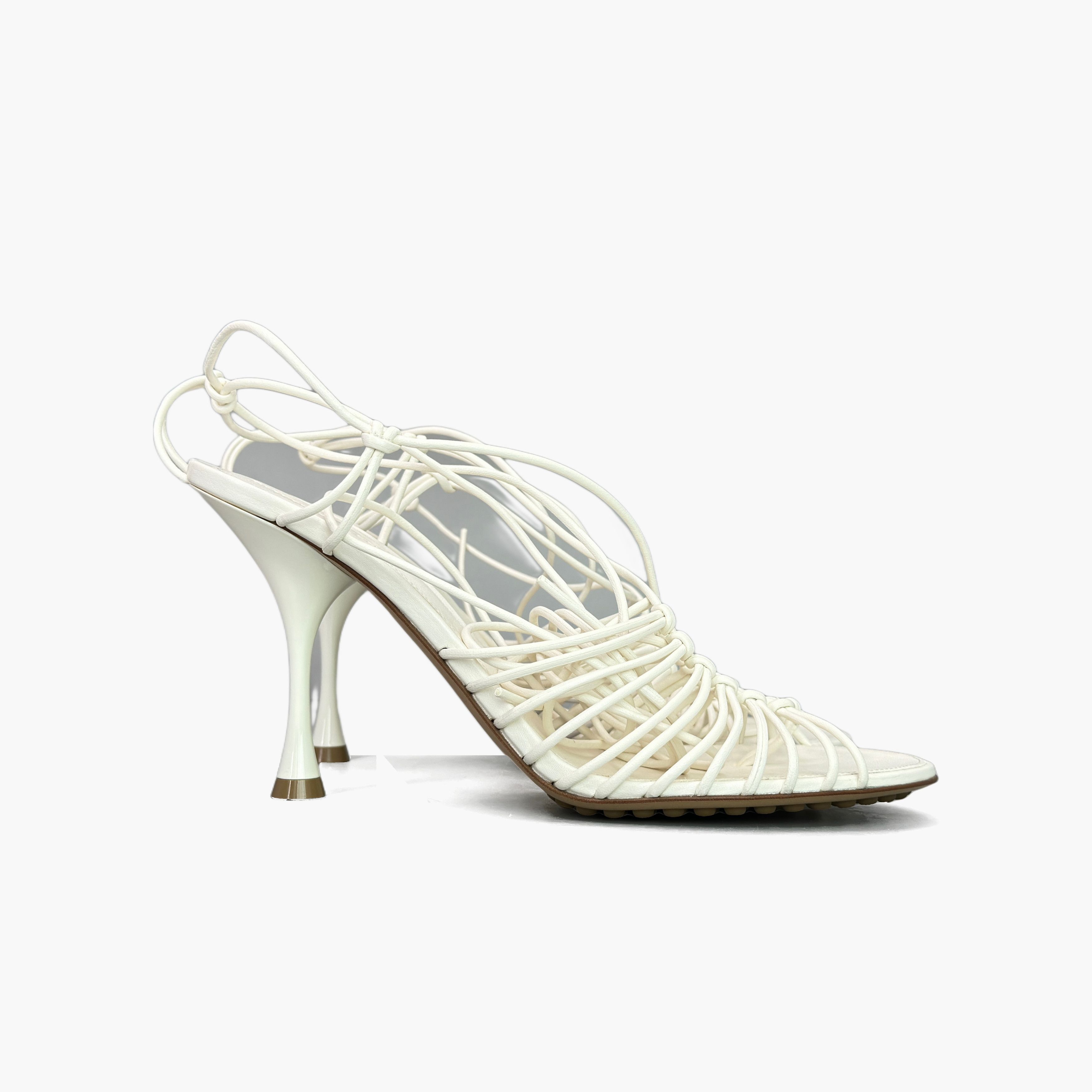 Bottega Veneta Bottega Veneta Dot Leather Sandals Size 39 Size US 9 / IT 39 - 4 Thumbnail