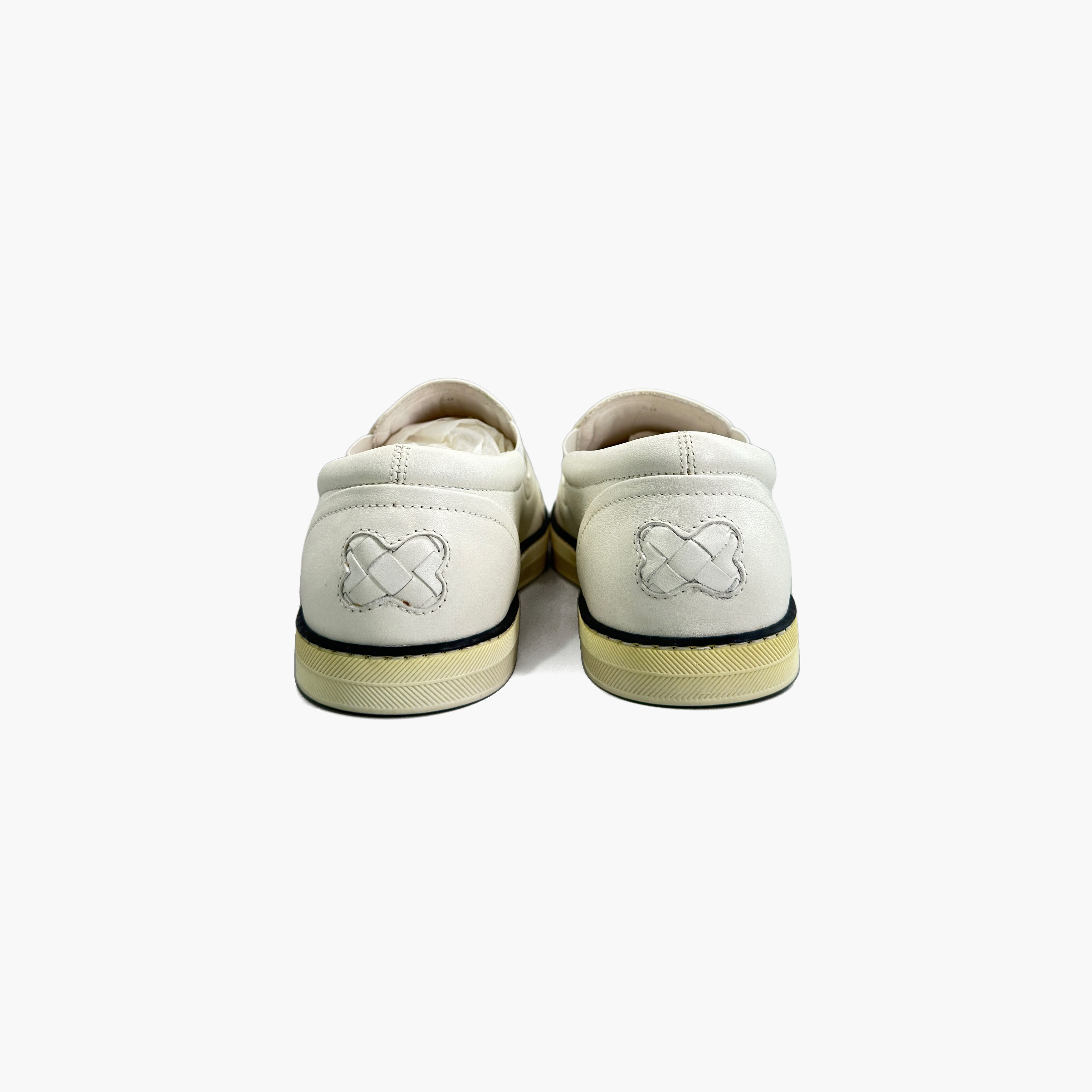 Bottega Veneta Bottega Veneta Woven Leather Slip-On Sneakers Size 40 Size US 7 / EU 40 - 6 Thumbnail