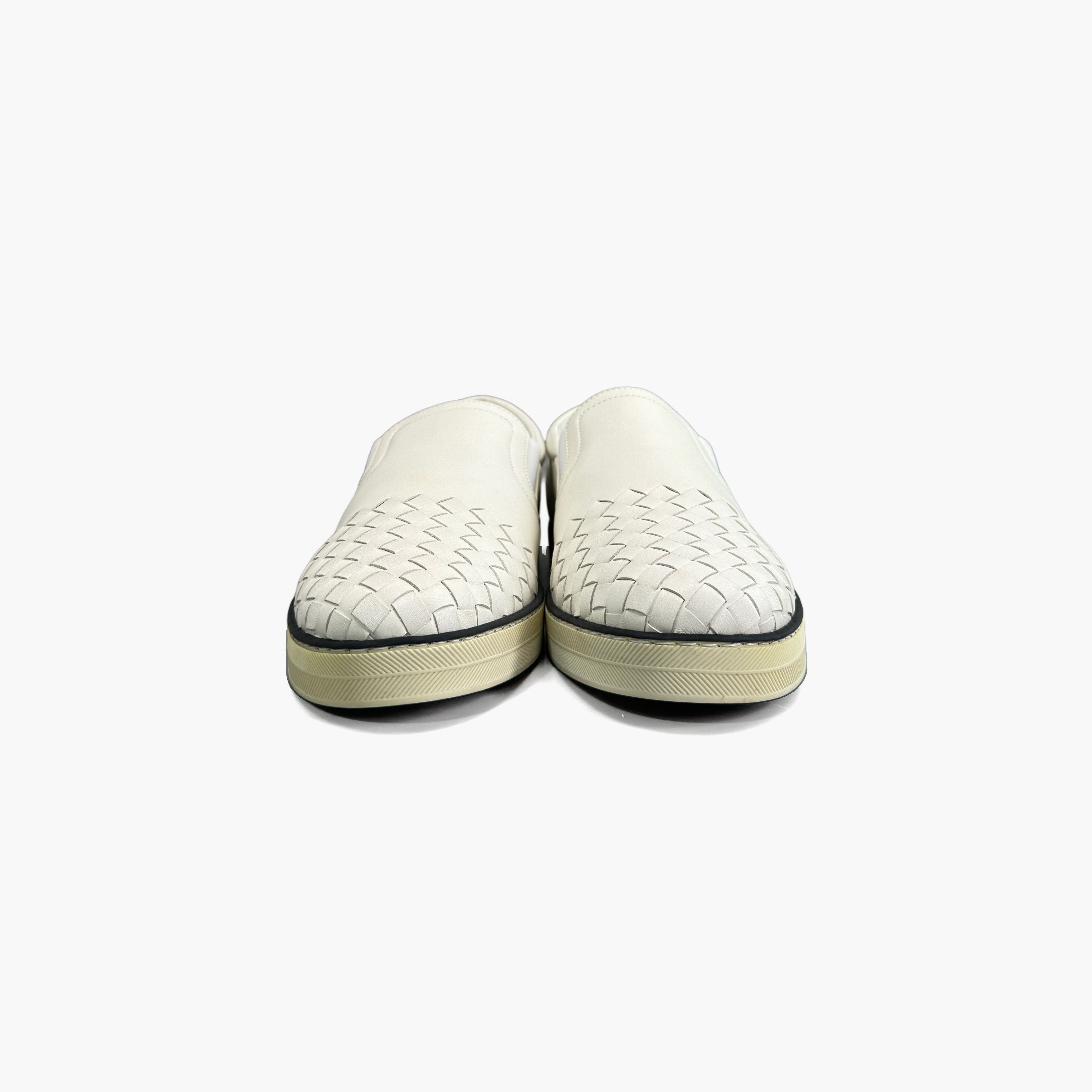 Bottega Veneta Bottega Veneta Woven Leather Slip-On Sneakers Size 40 Size US 7 / EU 40 - 5 Thumbnail