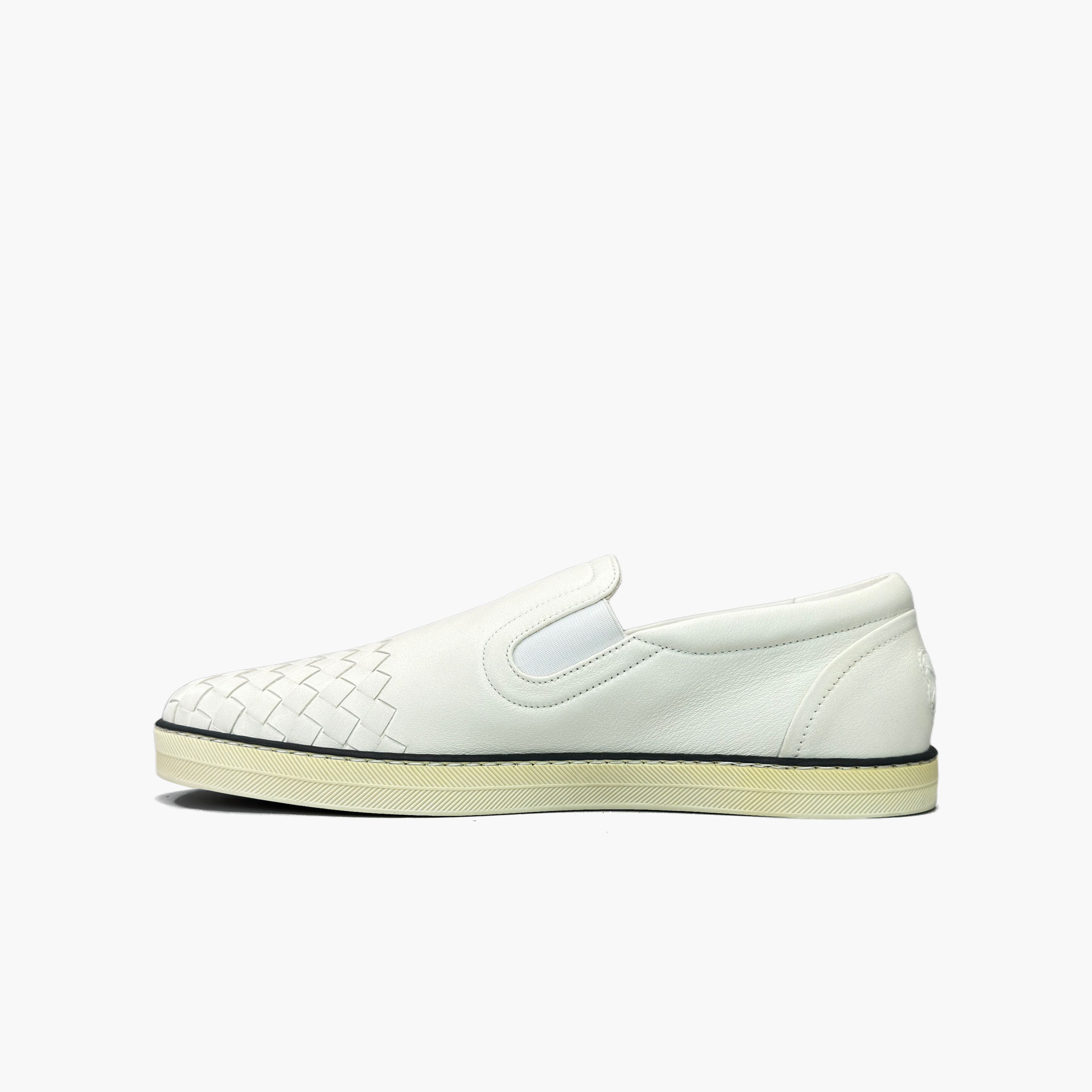 Bottega Veneta Bottega Veneta Woven Leather Slip-On Sneakers Size 40 Size US 7 / EU 40 - 3 Thumbnail