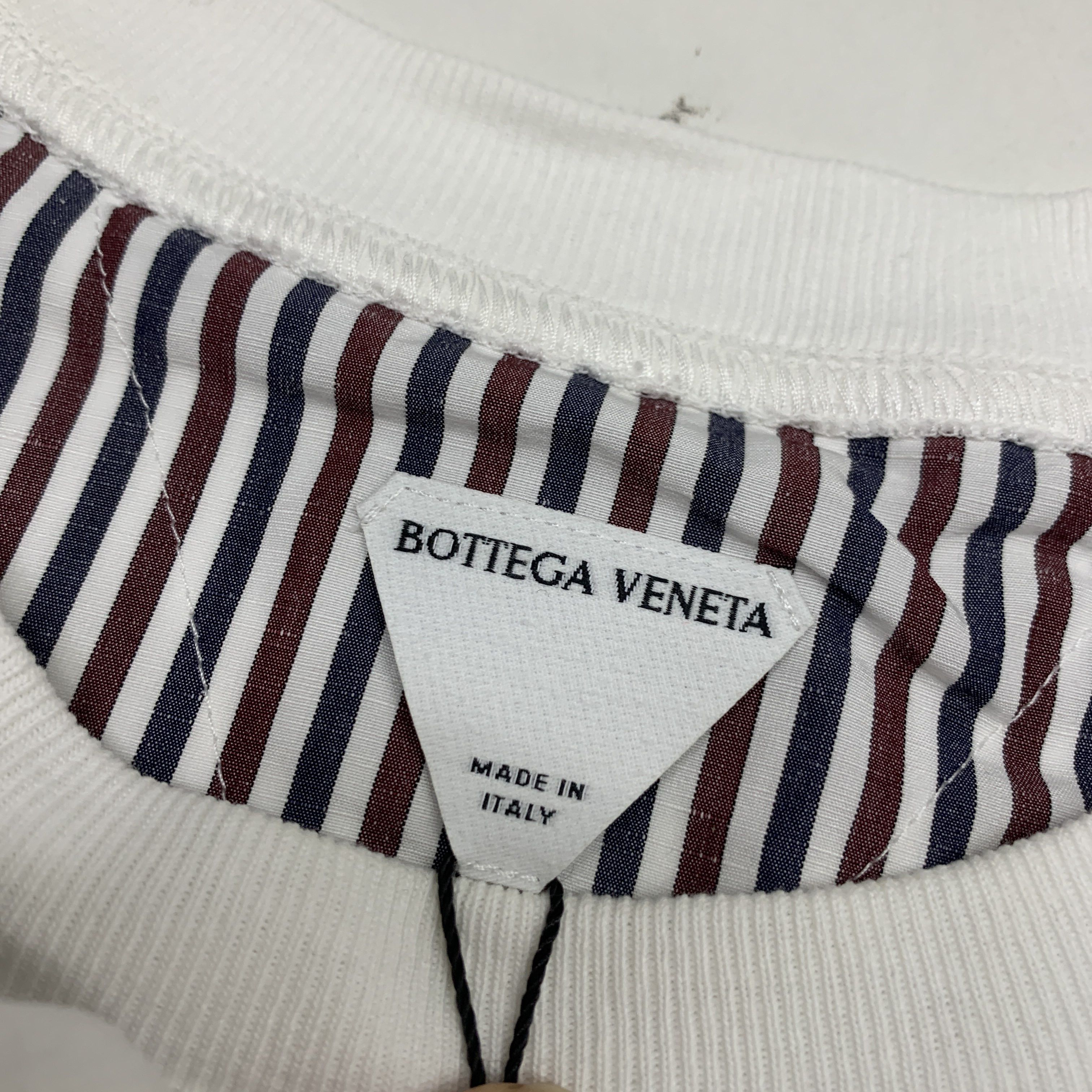 Bottega Veneta Bottega Veneta Striped Detail T-Shirt Size L Size L / US 10 / IT 46 - 3 Thumbnail