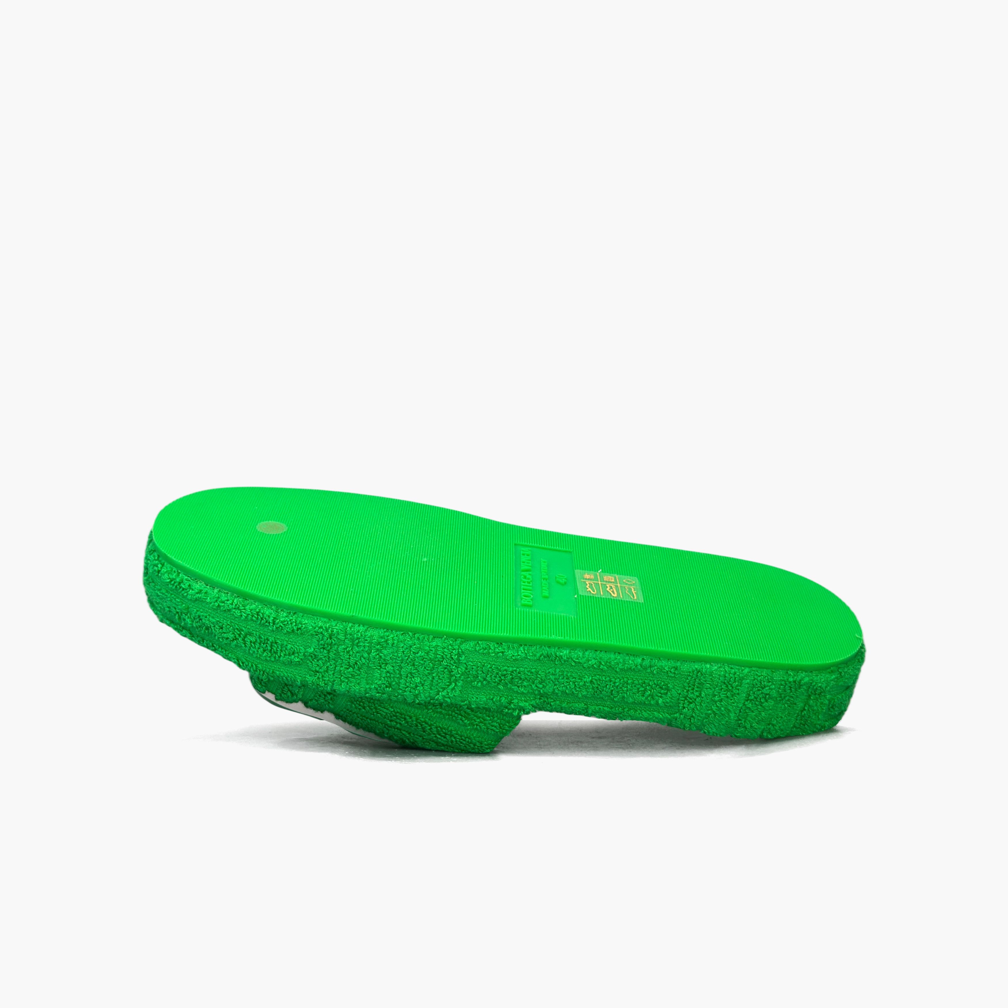 Bottega Veneta Bottega Veneta Green Towel Slides Size 7 Size US 7 / EU 40 - 8 Thumbnail