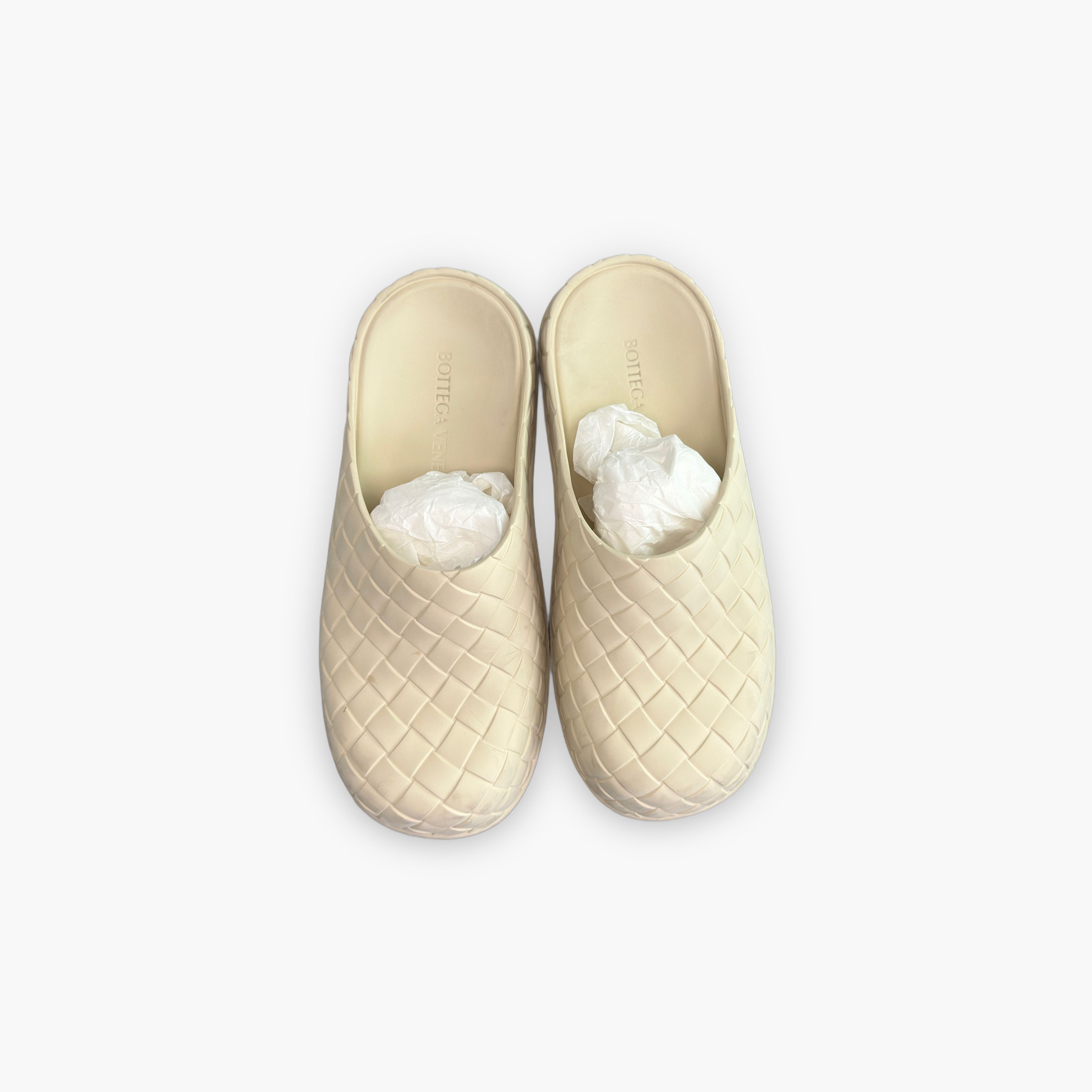 Bottega Veneta Bottega Veneta Intrecciato Rubber Mule Size 7 Size US 7 / EU 40 - 9 Thumbnail