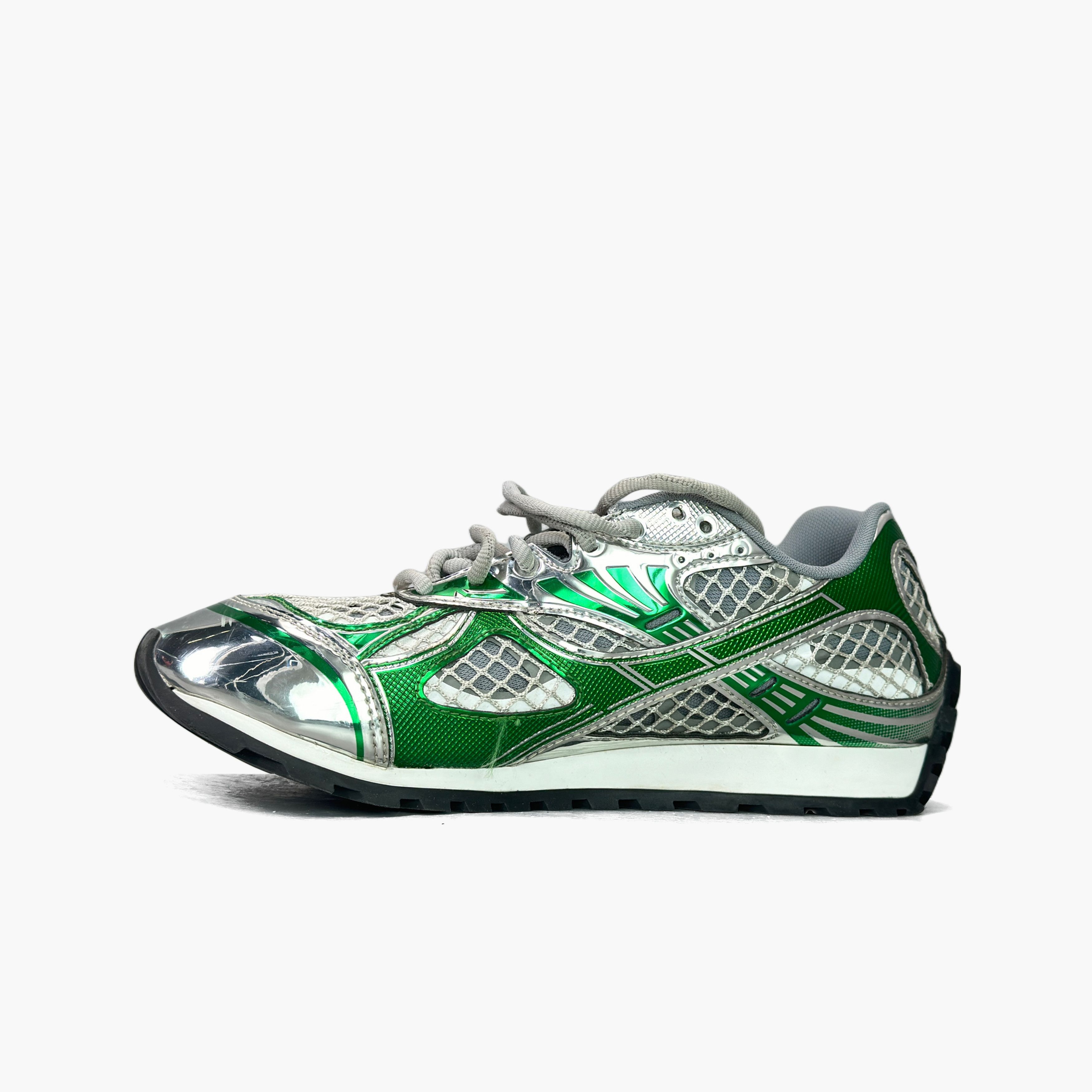 Bottega Veneta Bottega Veneta Orbit Low-Top Sneakers Green Size 41 Size US 8 / EU 41 - 3 Thumbnail