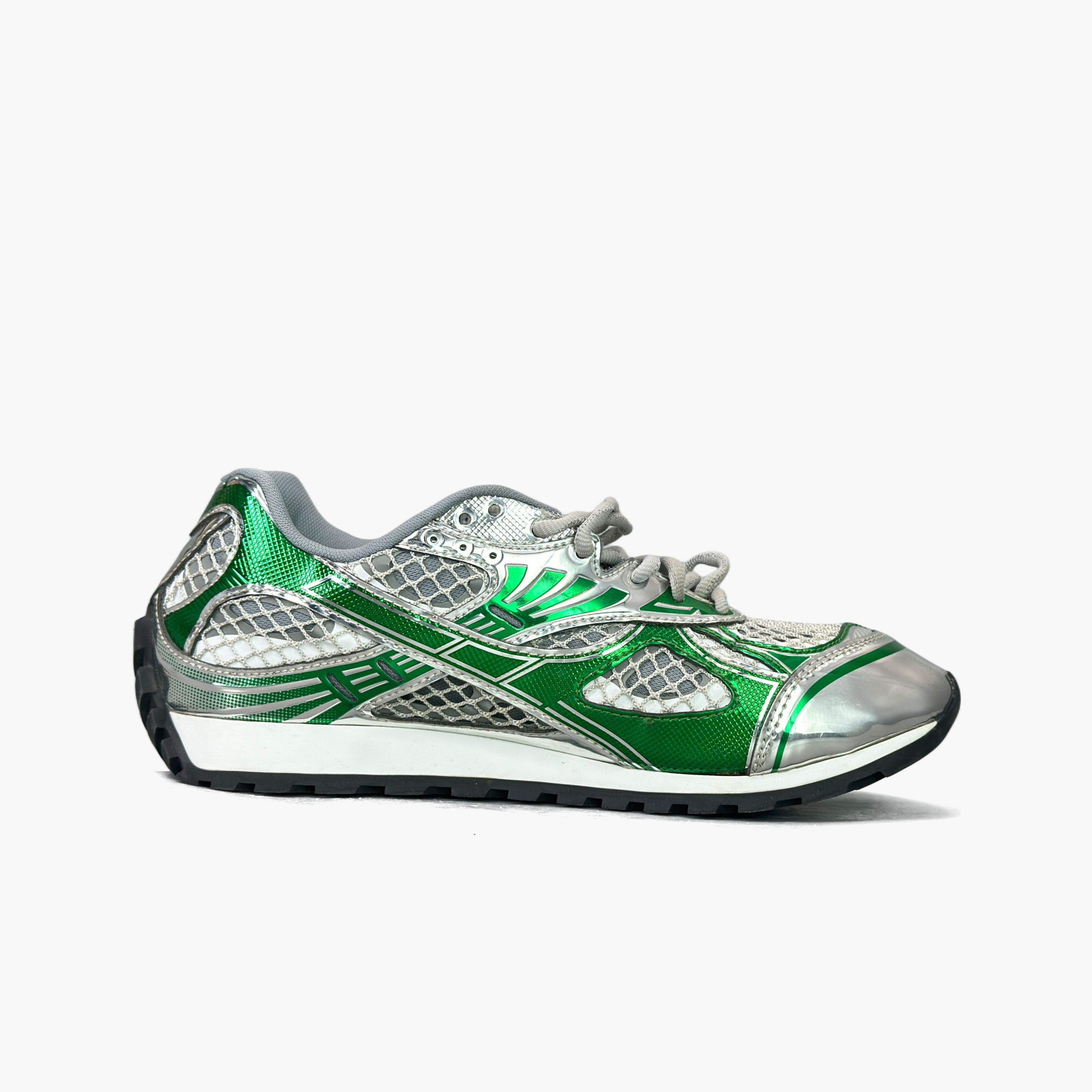 Bottega Veneta Bottega Veneta Orbit Low-Top Sneakers Green Size 41 Size US 8 / EU 41 - 2 Thumbnail