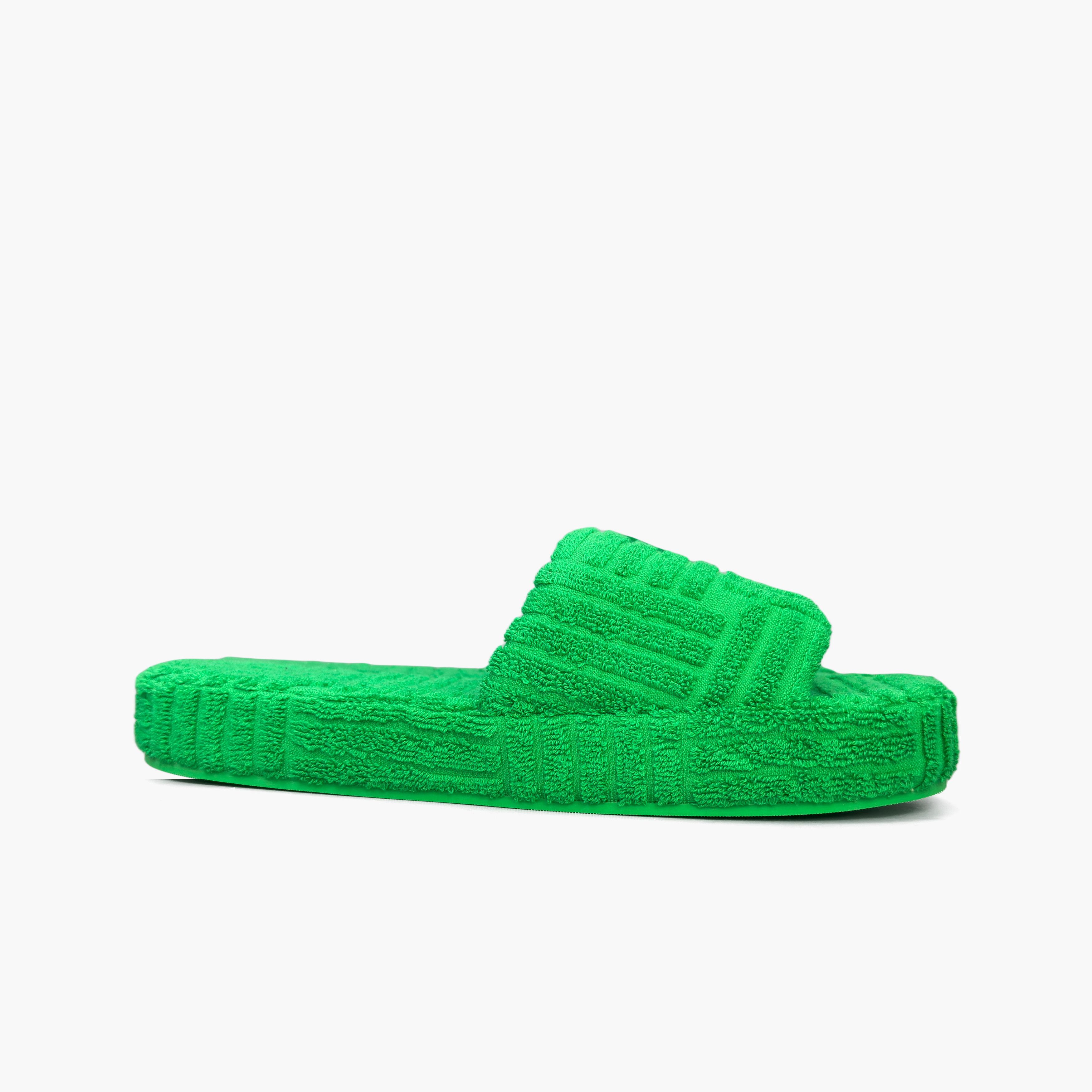 Bottega Veneta Bottega Veneta Green Sponge Slide Sandals Size 44 Size US 11 / EU 44 - 4 Thumbnail