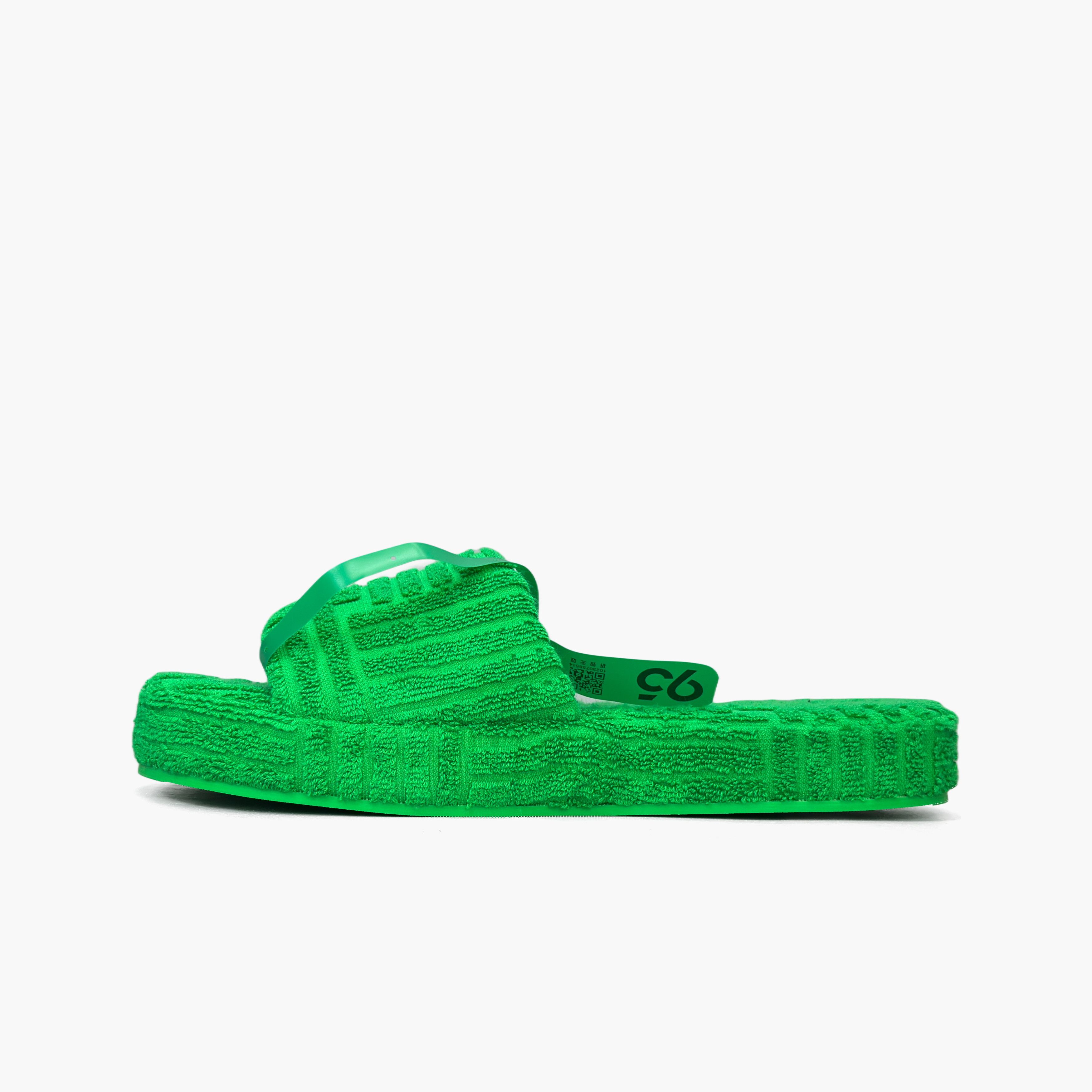 Bottega Veneta Bottega Veneta Green Sponge Slide Sandals Size 44 Size US 11 / EU 44 - 3 Thumbnail