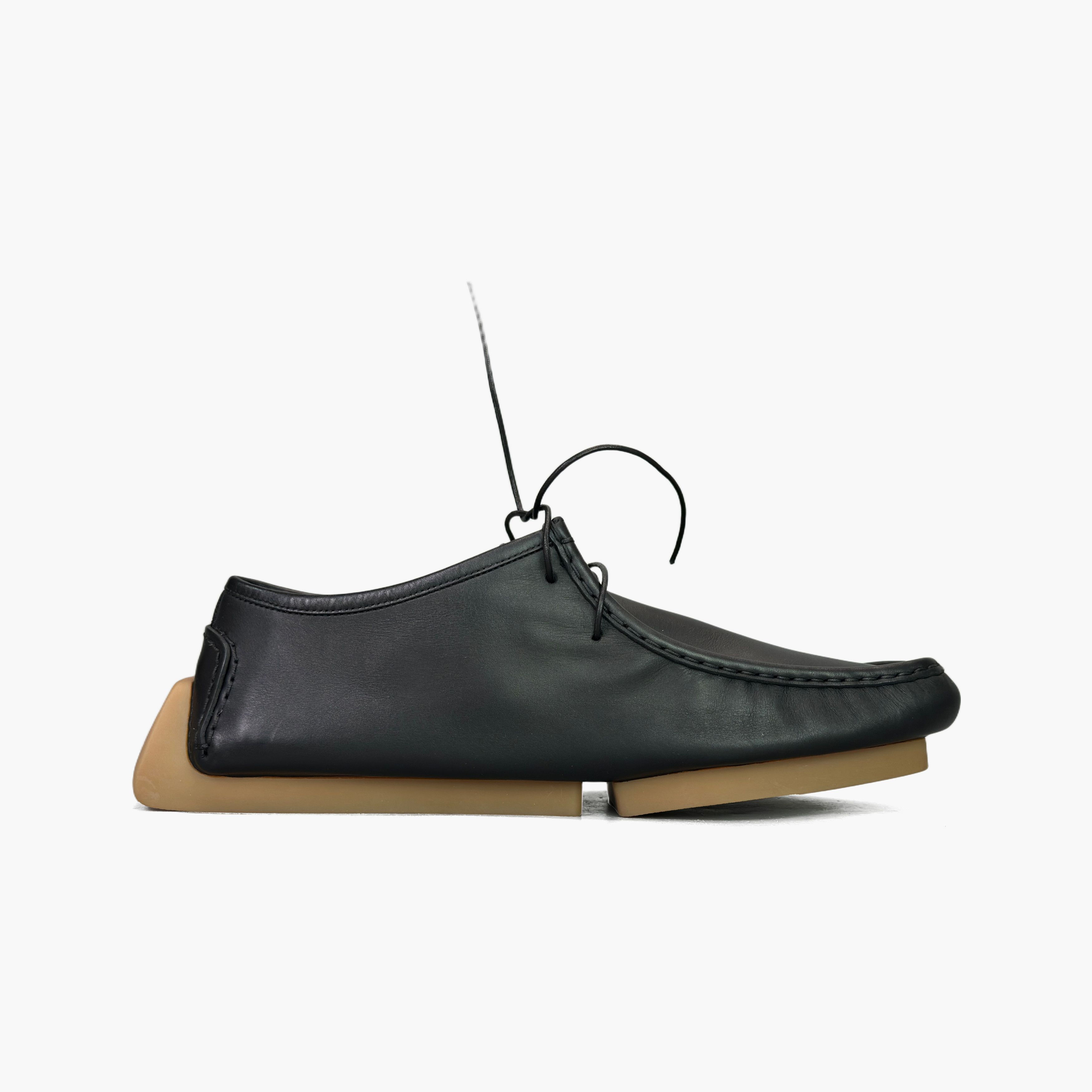 Bottega Veneta Bottega Veneta Black Leather Casual Shoes Size 13 Size US 13 / EU 46 - 2 Thumbnail