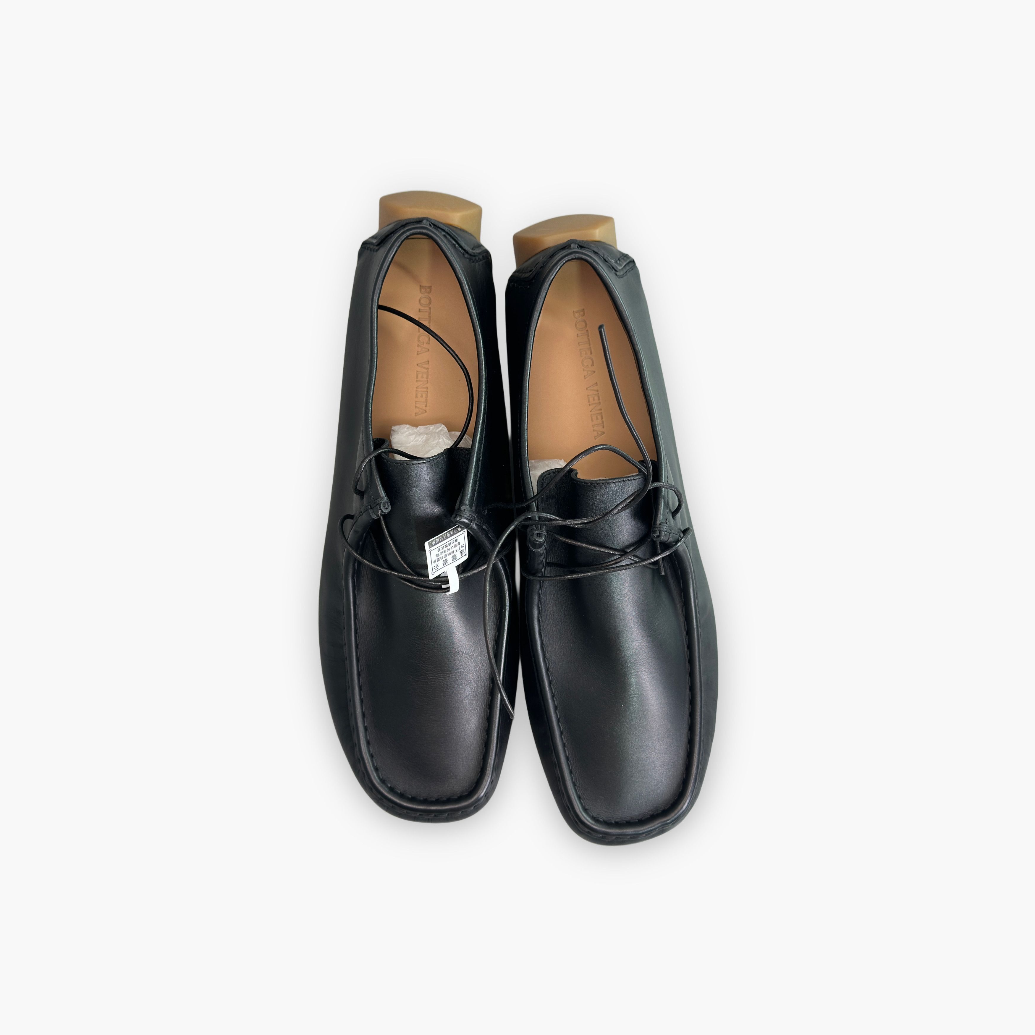 Bottega Veneta Bottega Veneta Black Leather Casual Shoes Size 13 Size US 13 / EU 46 - 9 Thumbnail