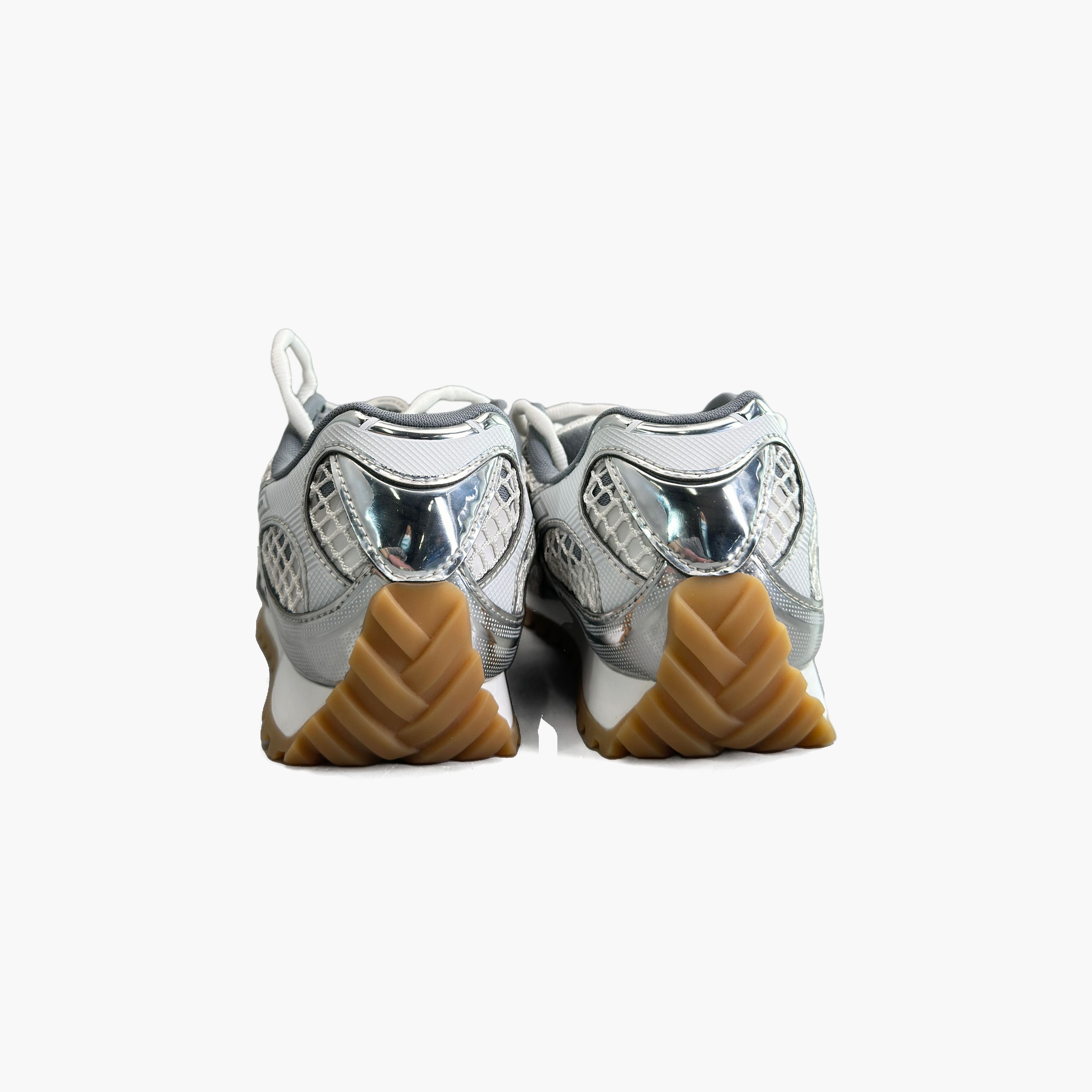 Bottega Veneta Bottega Veneta Orbit Silver Low-Top Sneakers Size 38 Size US 8 / IT 38 - 6 Thumbnail