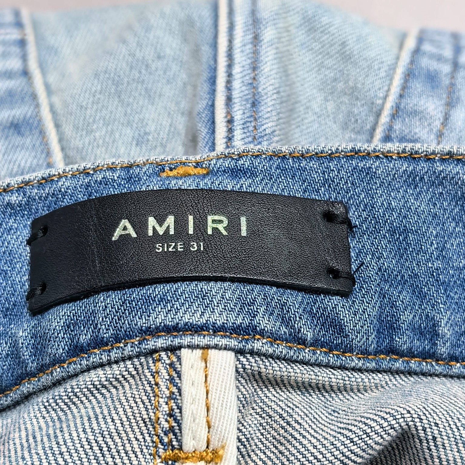 Amiri AMIRI Antique Indigo Slim Denim Jeans Size 31 Size US 31 - 4 Thumbnail