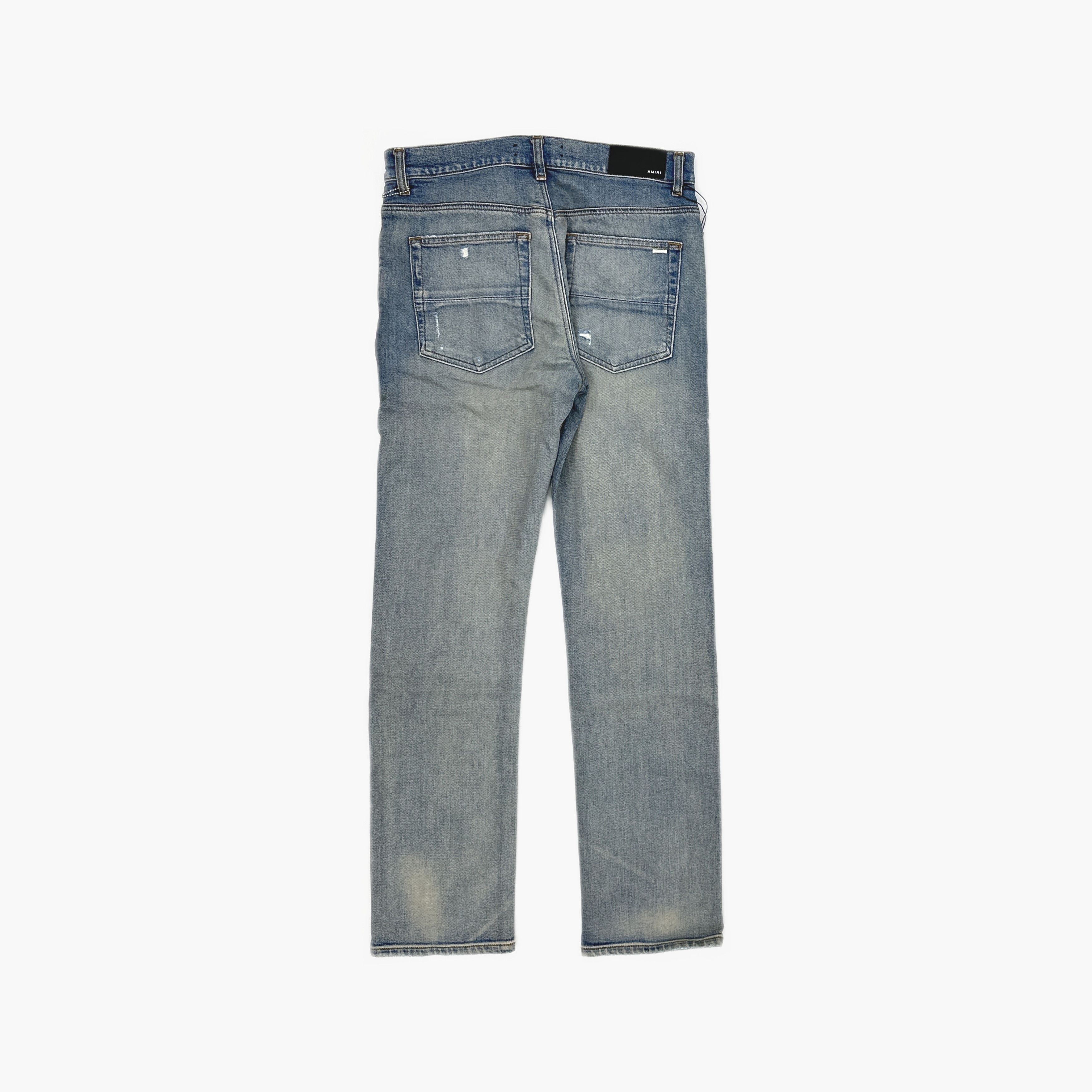 Amiri AMIRI Antique Indigo Slim Denim Jeans Size 31 Size US 31 - 2 Thumbnail