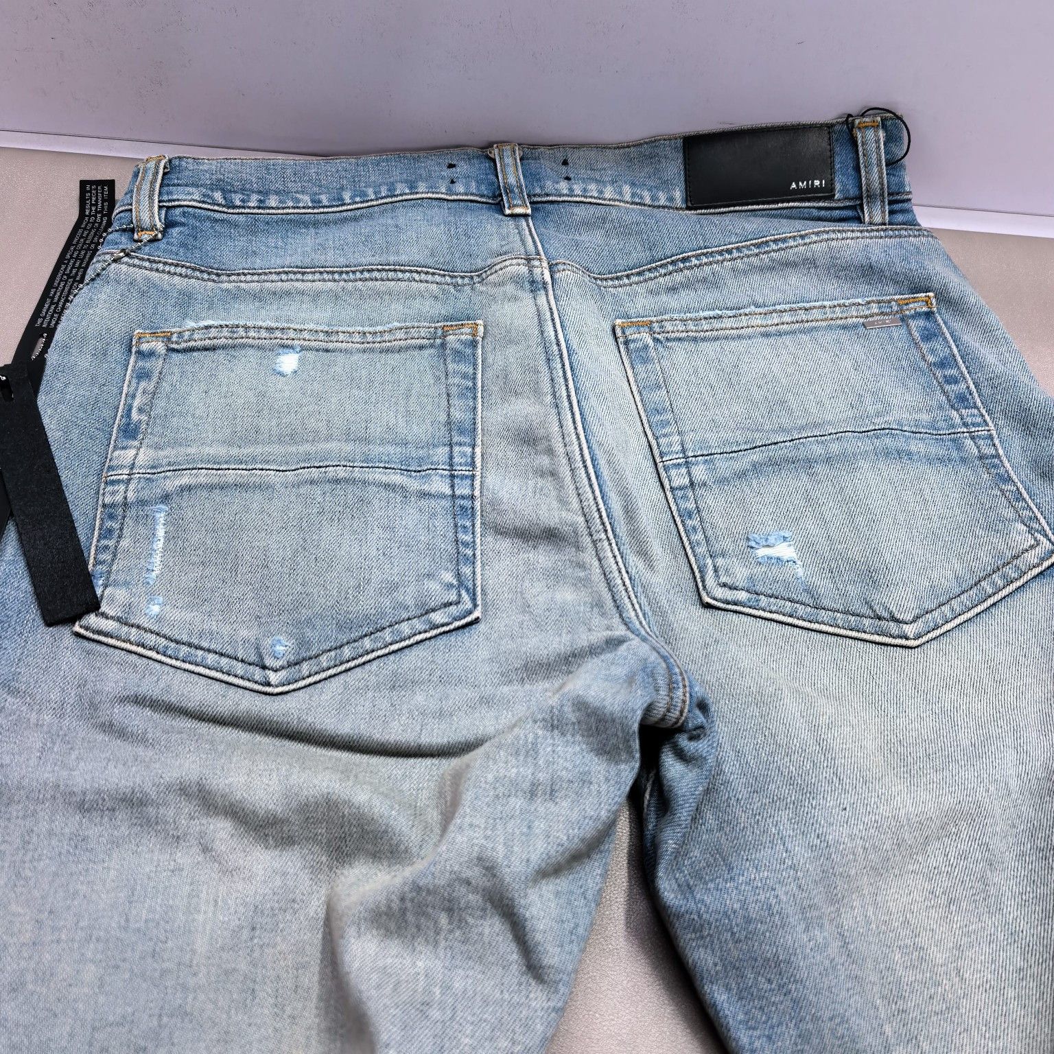 Amiri AMIRI Antique Indigo Slim Denim Jeans Size 31 Size US 31 - 7 Thumbnail