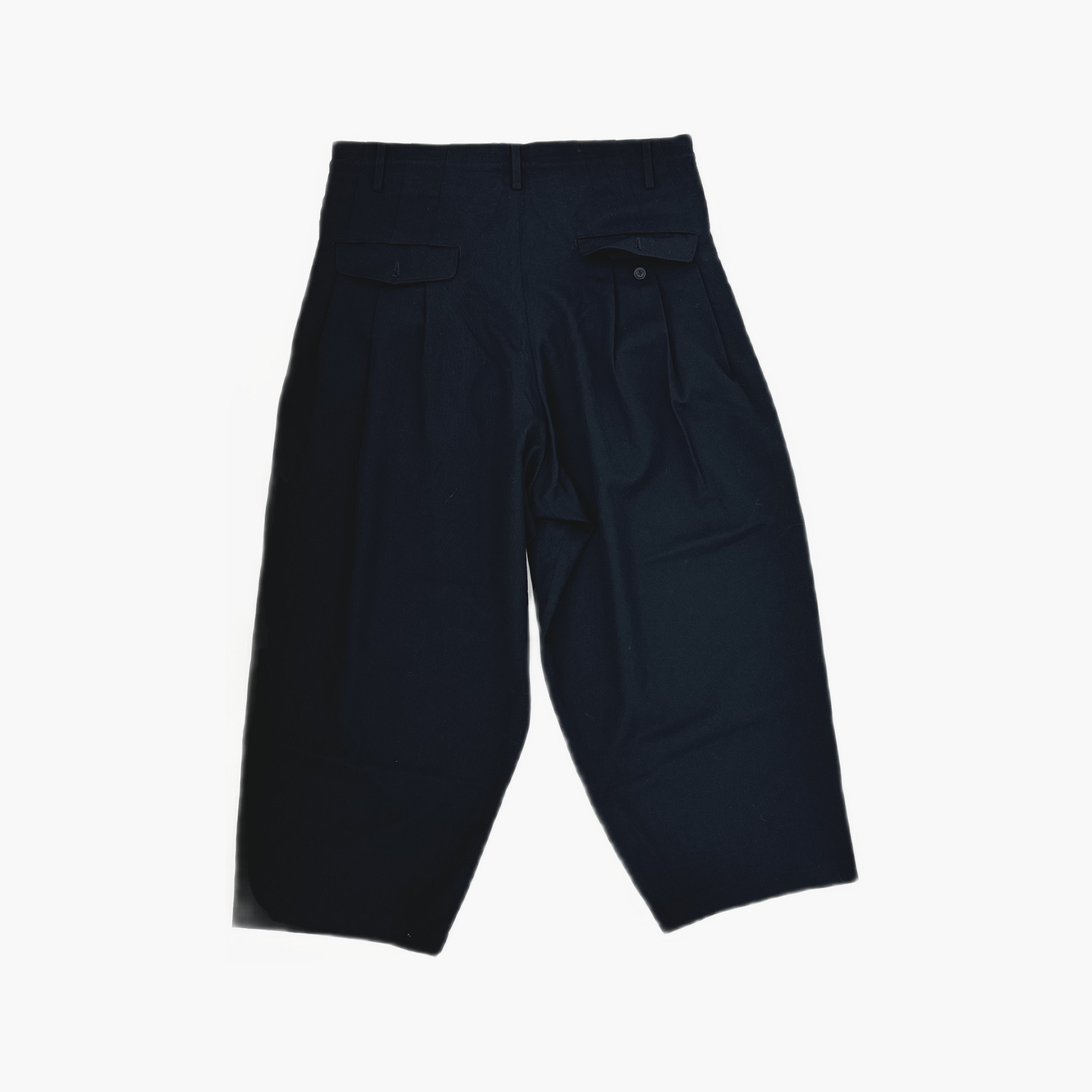 Yohji Yamamoto Yohji Yamamoto Pour Homme Wool Wide-Leg Pants Size 4 Size US 36 / EU 52 - 2 Thumbnail