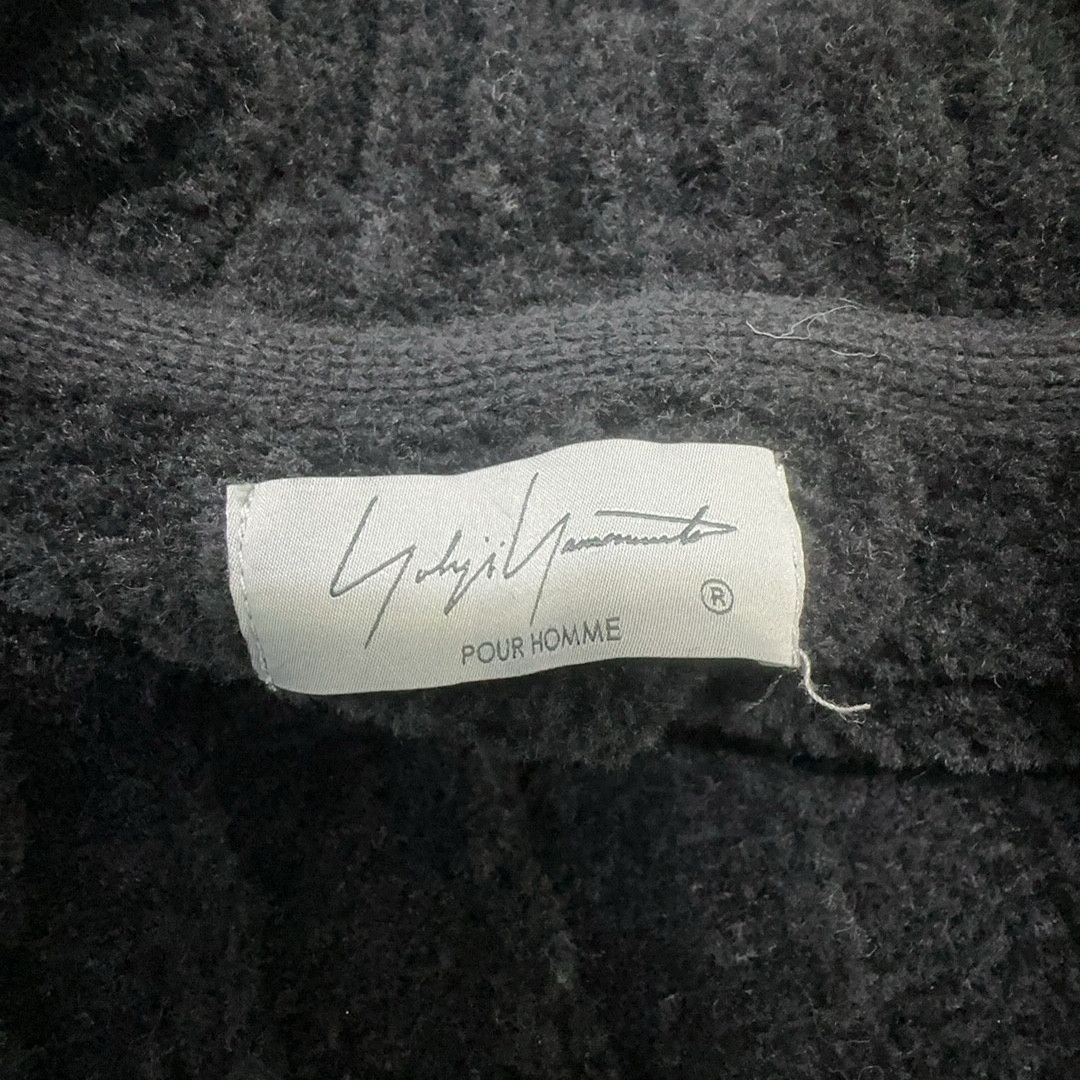 Yohji Yamamoto Yohji Yamamoto Pour Homme Wool Blend Knit Cardigan US L Size US L / EU 52-54 / 3 - 3 Thumbnail