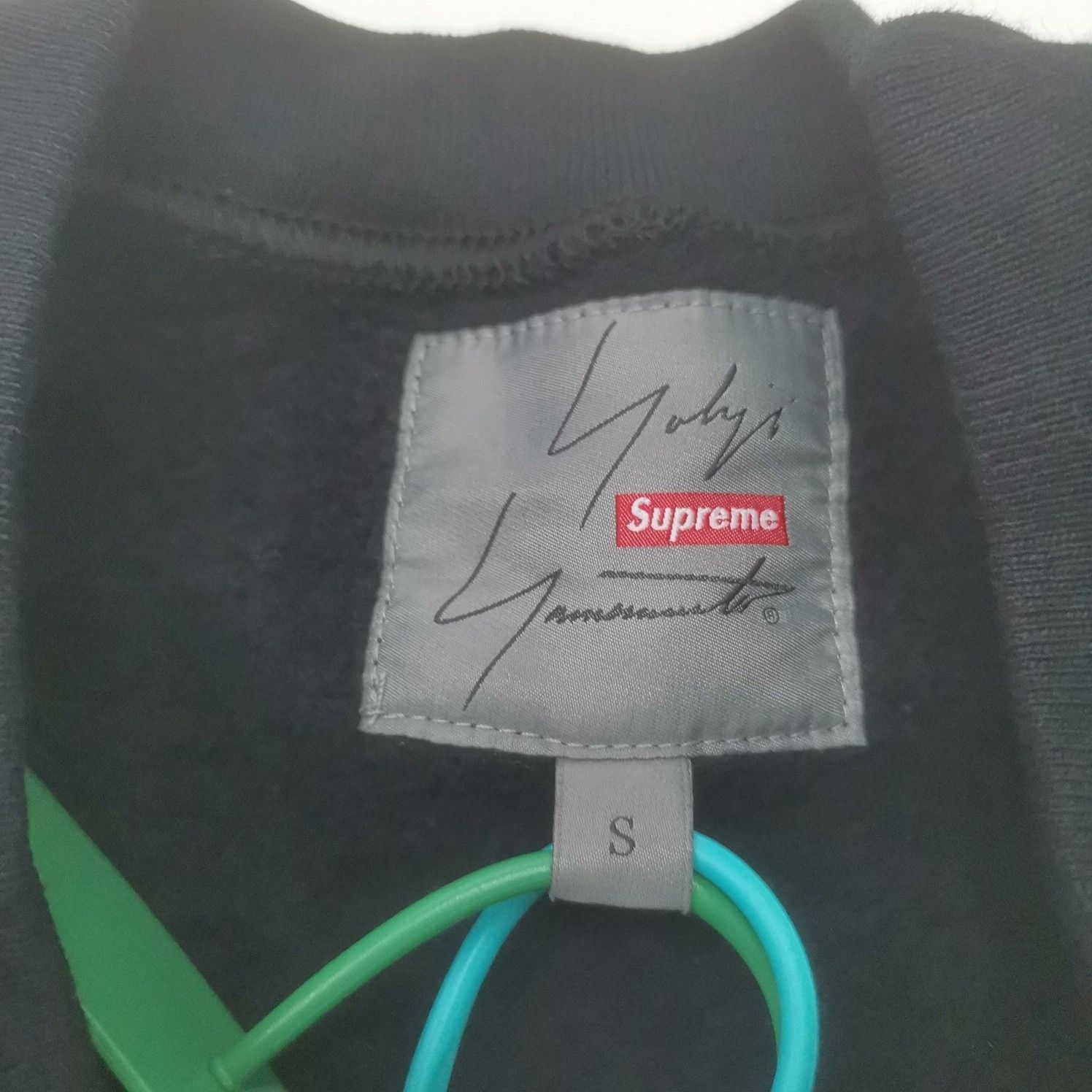 Supreme × Yohji Yamamoto Supreme x Yohji Yamamoto Logo Crewneck Sweatshirt Size S Size US S / EU 44-46 / 1 - 2 Thumbnail
