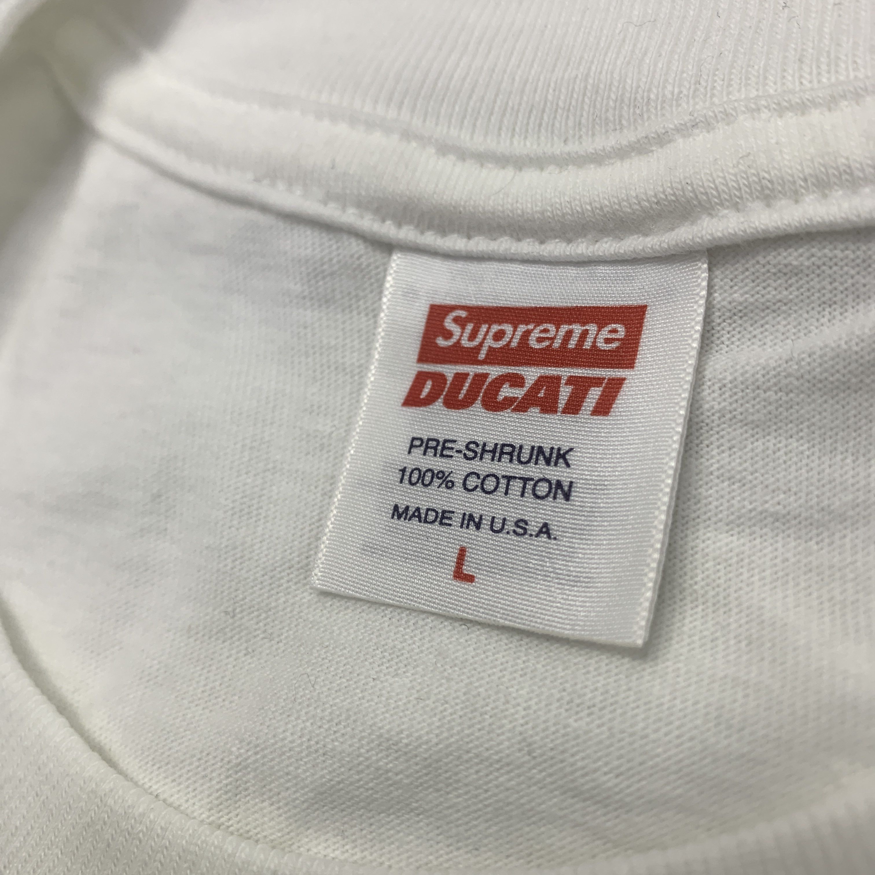 Supreme Supreme x Ducati Logo T-Shirt Size L Size US L / EU 52-54 / 3 - 2 Thumbnail
