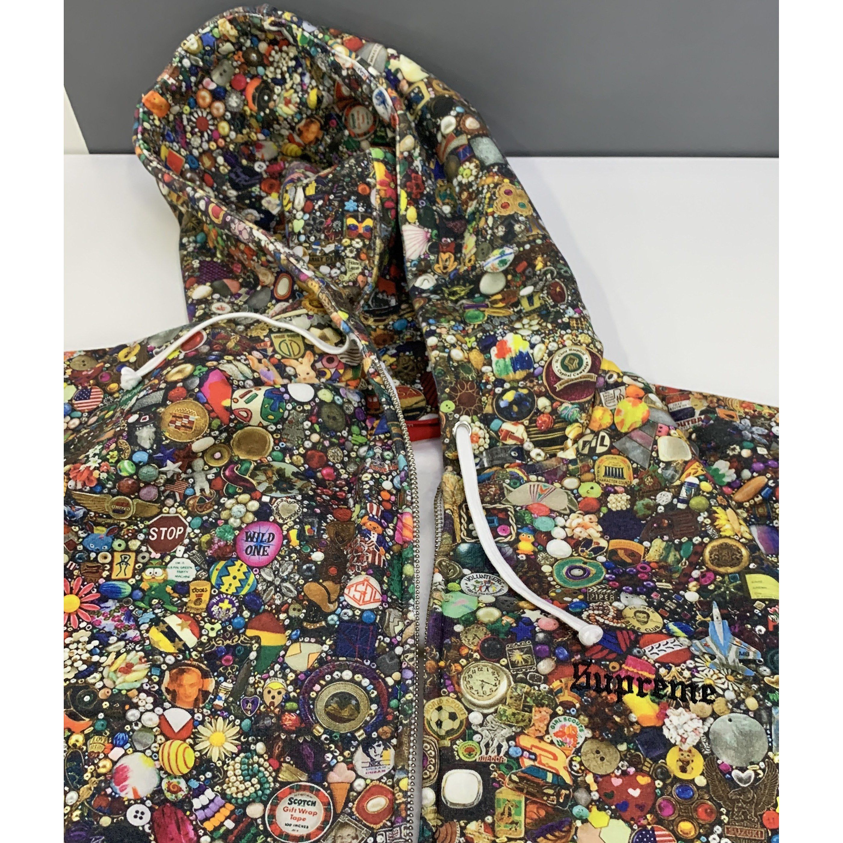 Supreme Supreme x Mike Kelley Graphic Zip Up Hoodie Size M Size US M / EU 48-50 / 2 - 6 Thumbnail