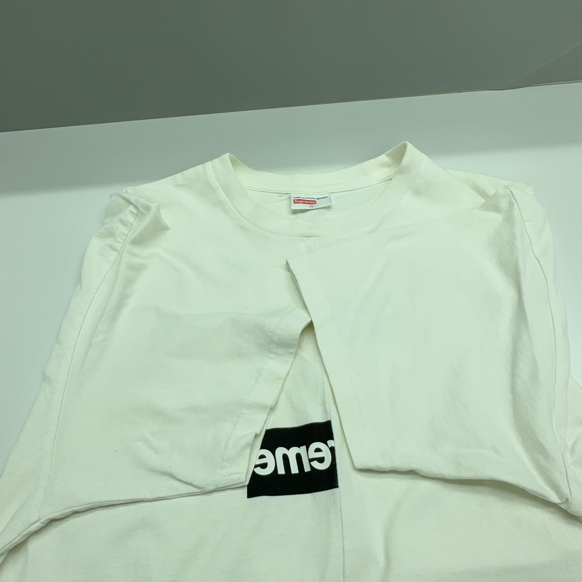 Supreme Supreme x Comme des Garcons SHIRT Split Box Logo Tee XL Size US XL / EU 56 / 4 - 8 Thumbnail