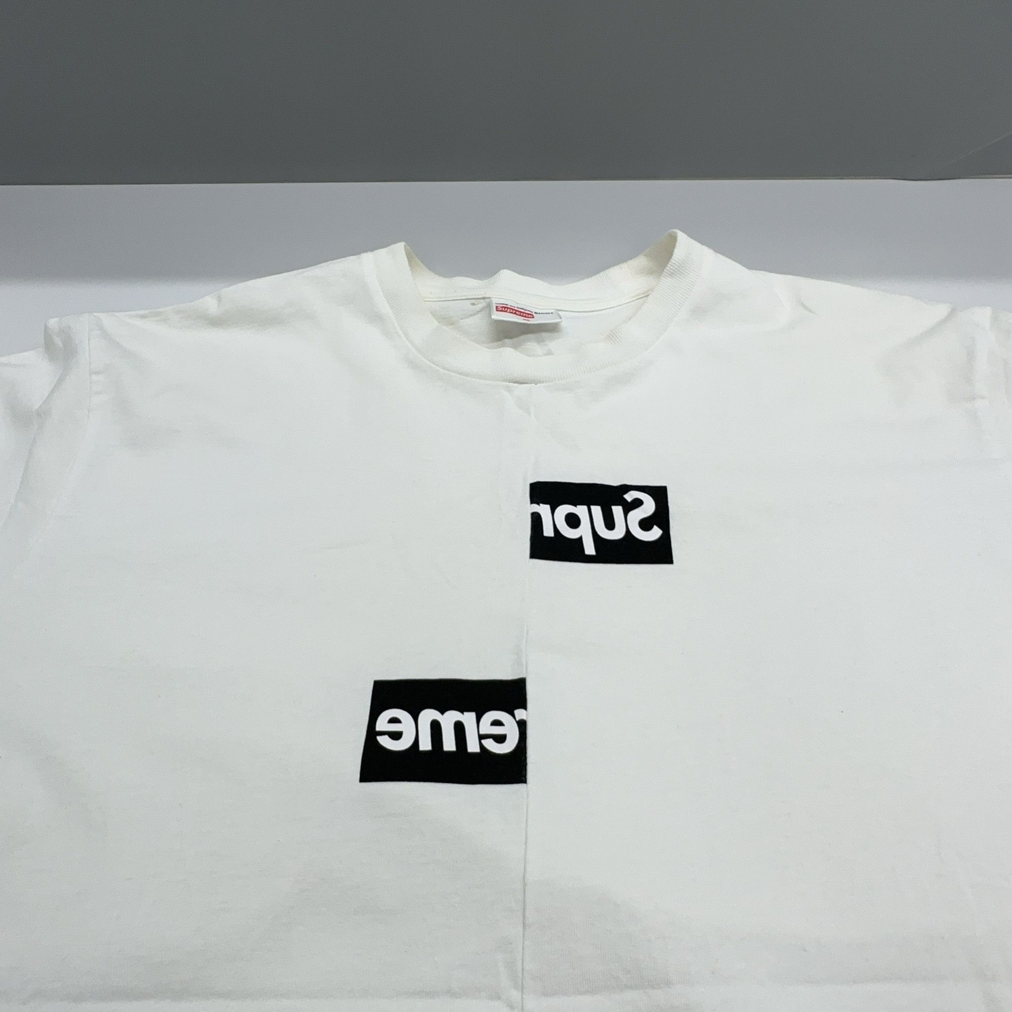Supreme Supreme x Comme des Garcons SHIRT Split Box Logo Tee XL Size US XL / EU 56 / 4 - 7 Thumbnail